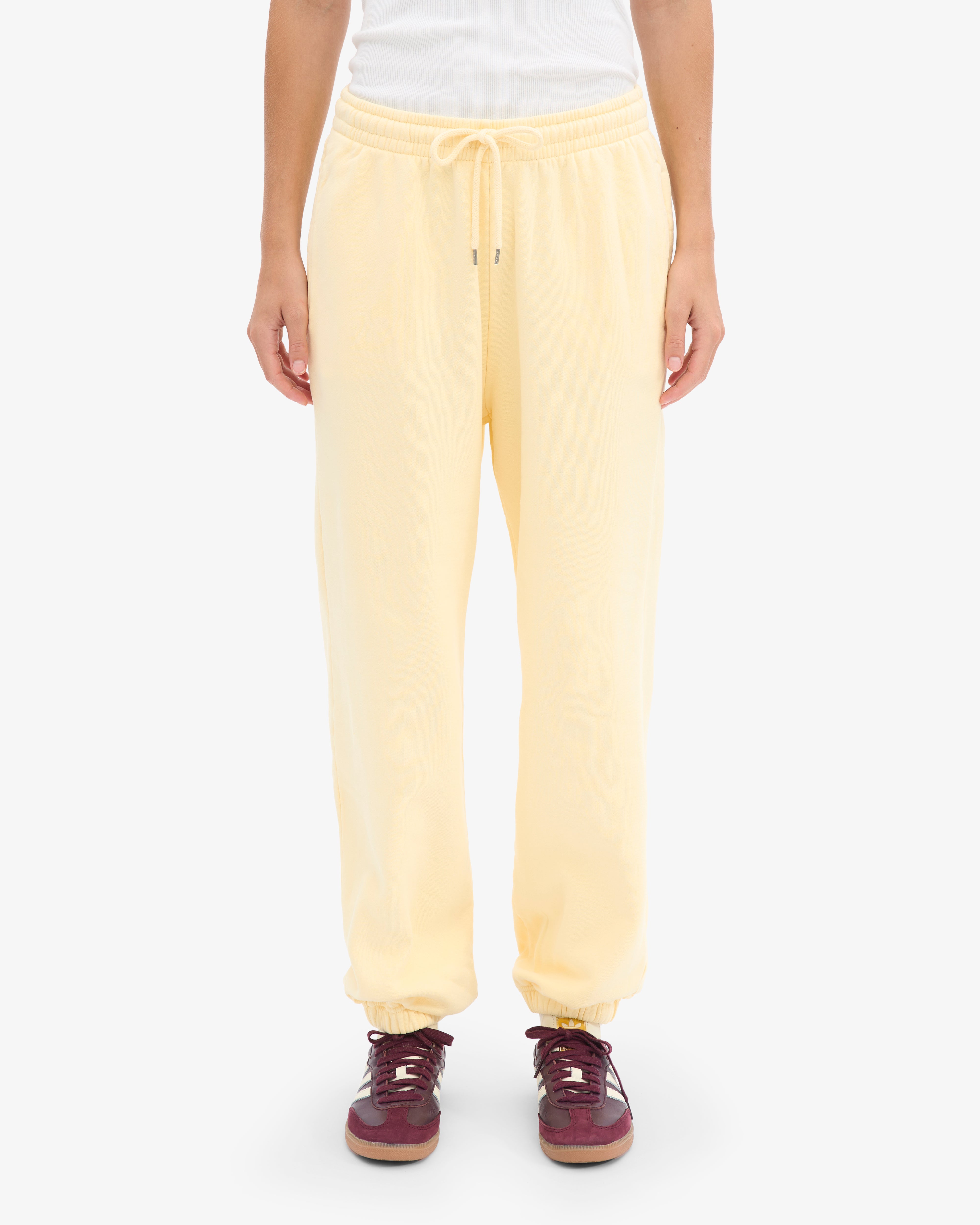 Organic Relaxed Sweatpants - Soft Yellow