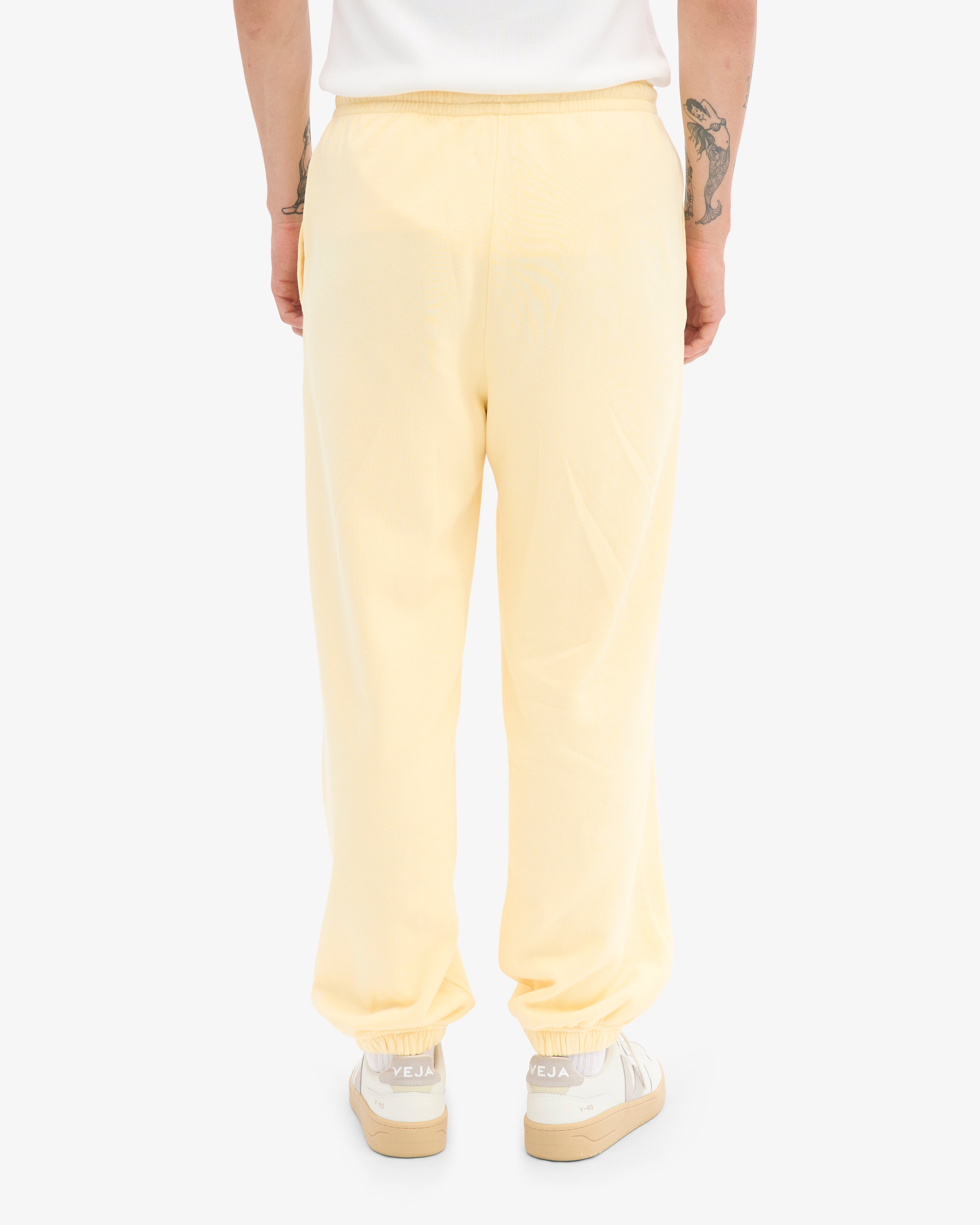 Organic Relaxed Sweatpants - Soft Yellow