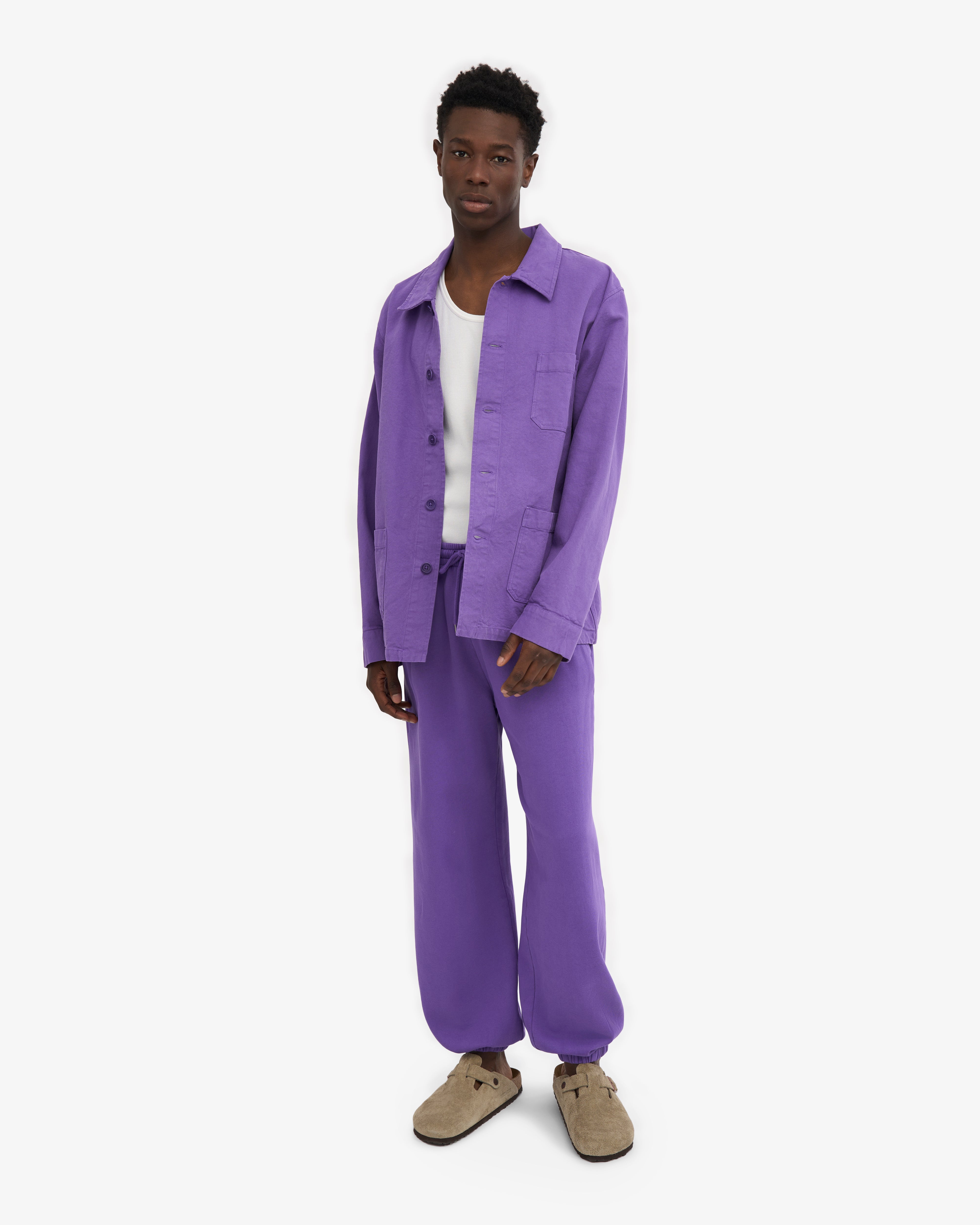 Organic Relaxed Sweatpants - Ultra Violet