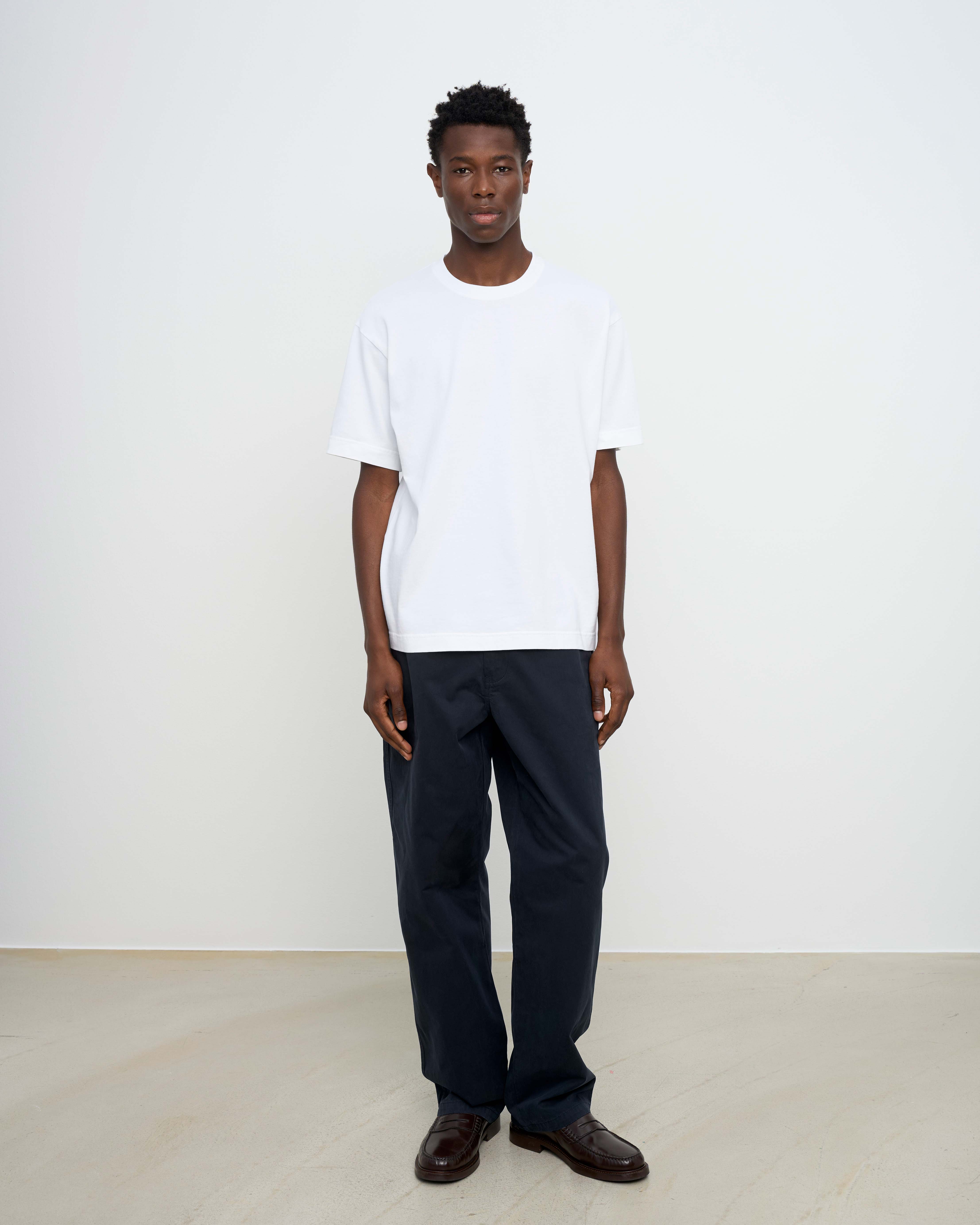 Heavy Organic Boxy Tee - Optical White