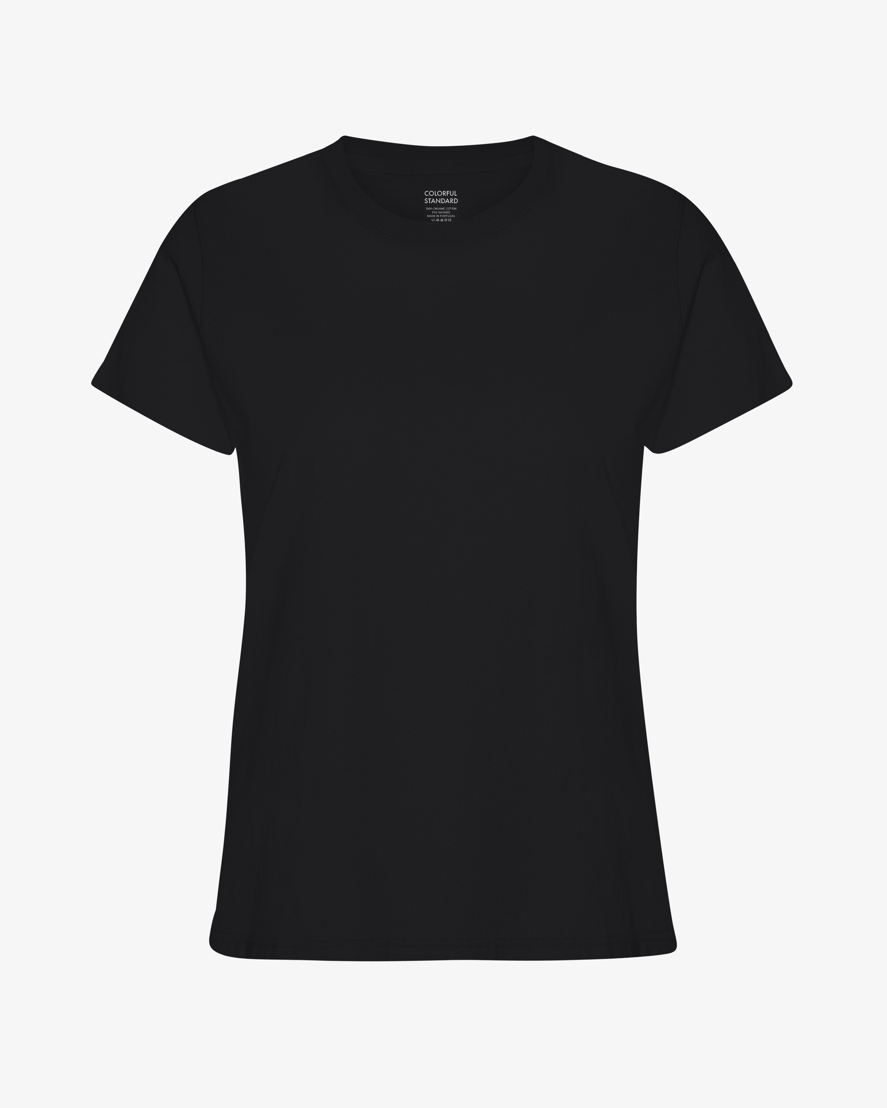 Women Light Organic Tee - Deep Black