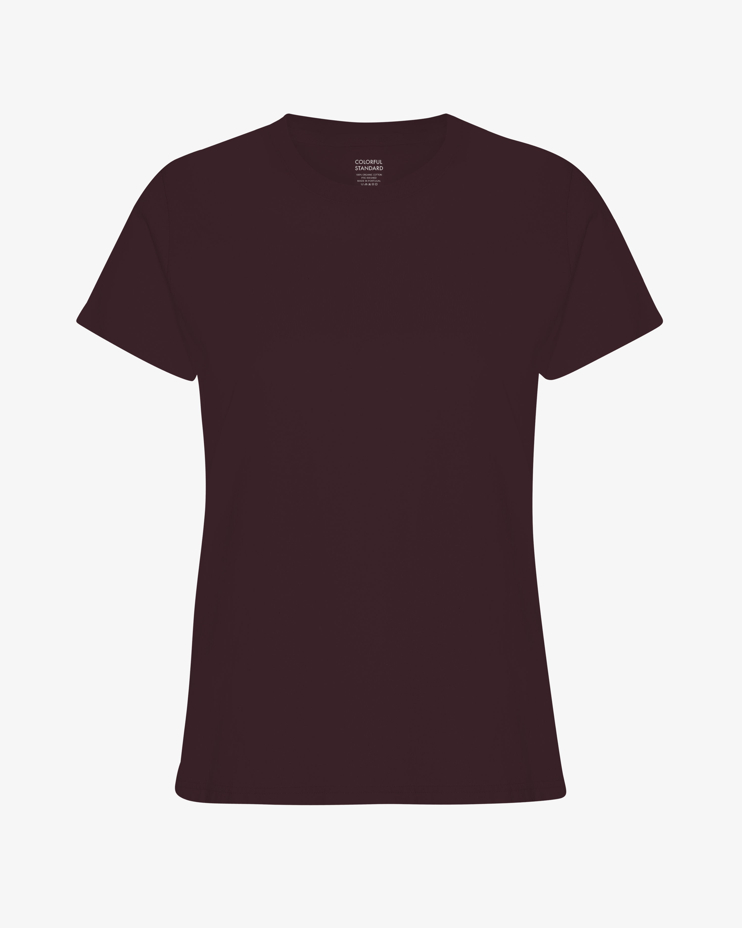 Women Light Organic Tee - Oxblood Red