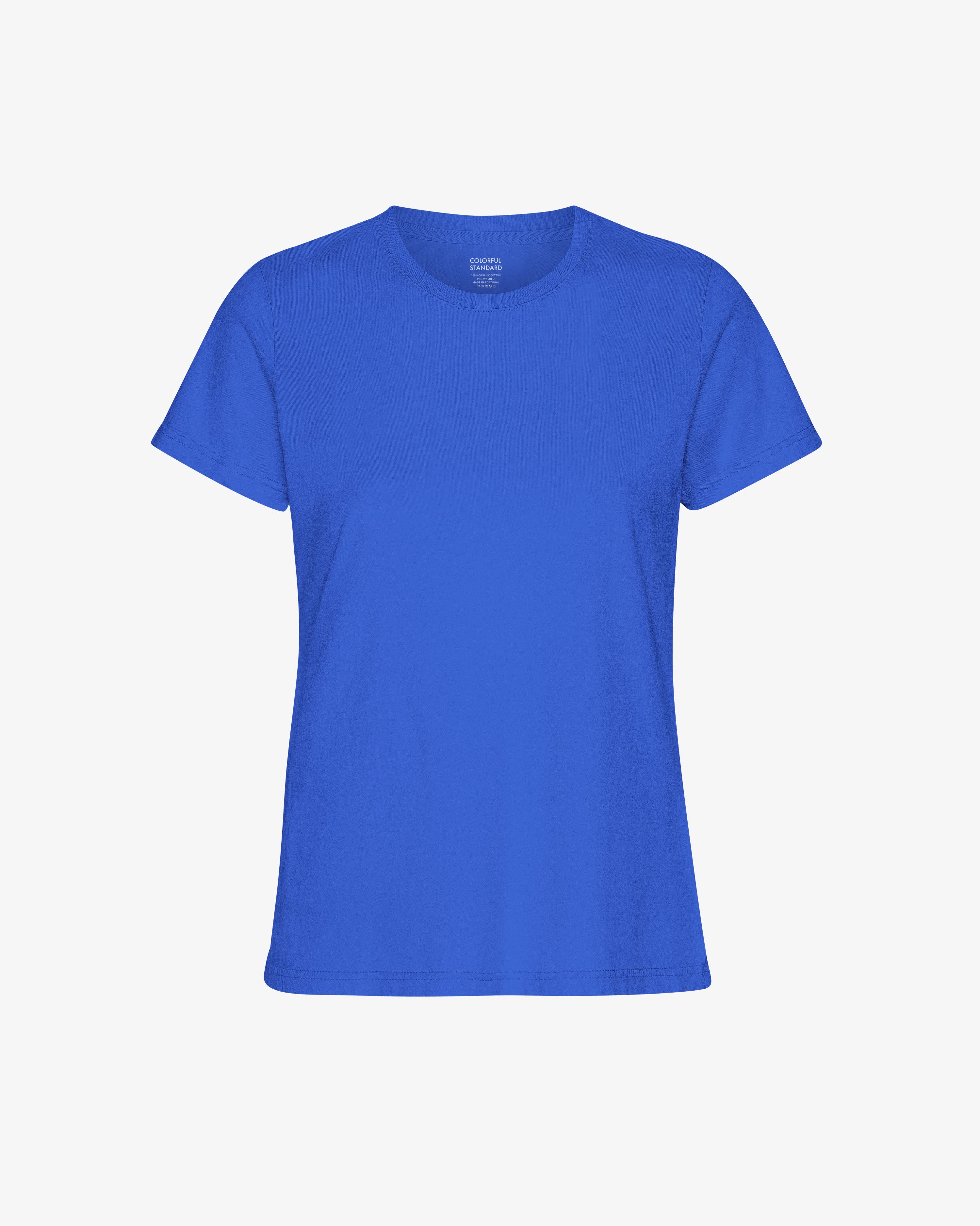 Women Light Organic Tee - Sapphire Blue