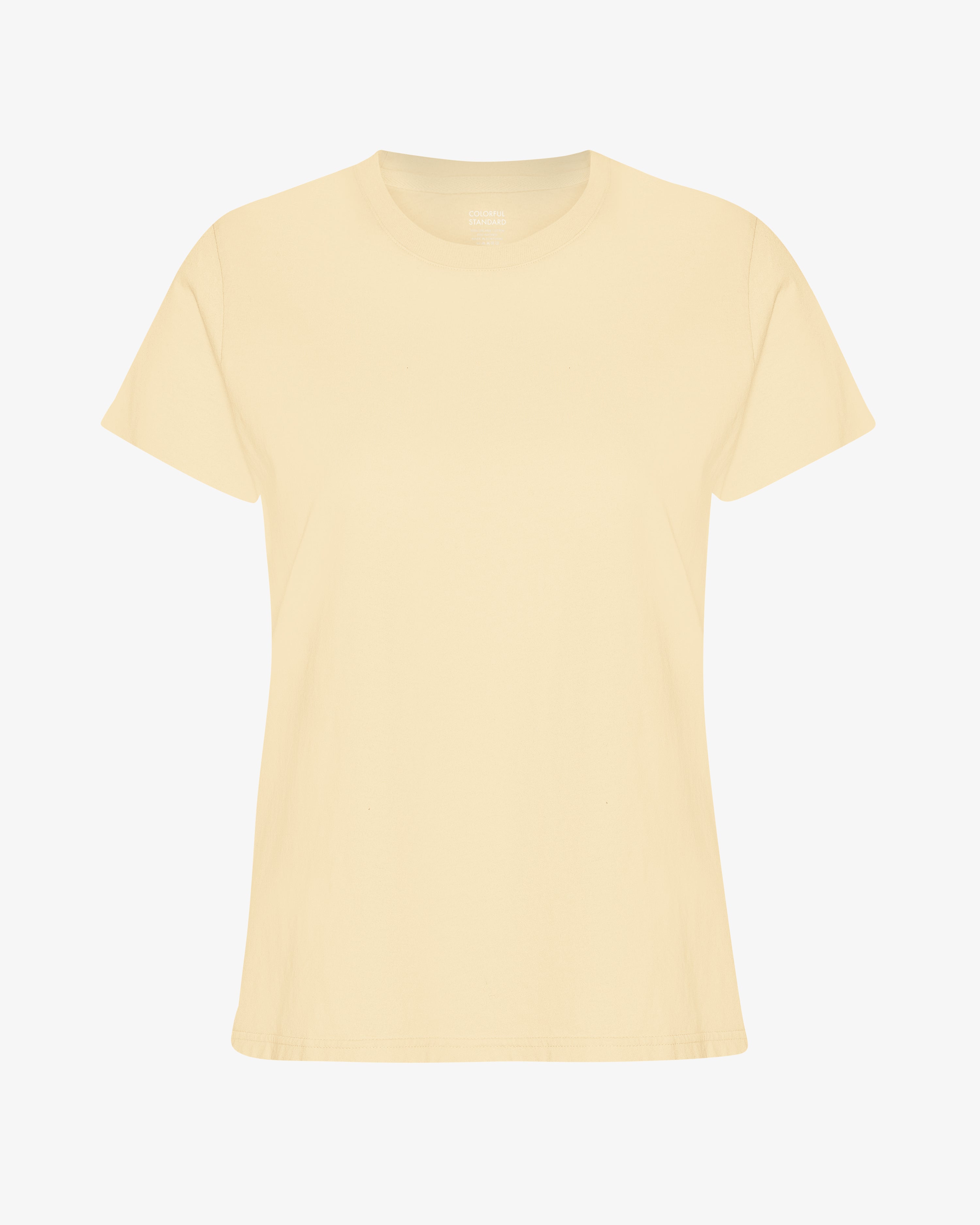 Women Light Organic Tee - Soft Yellow