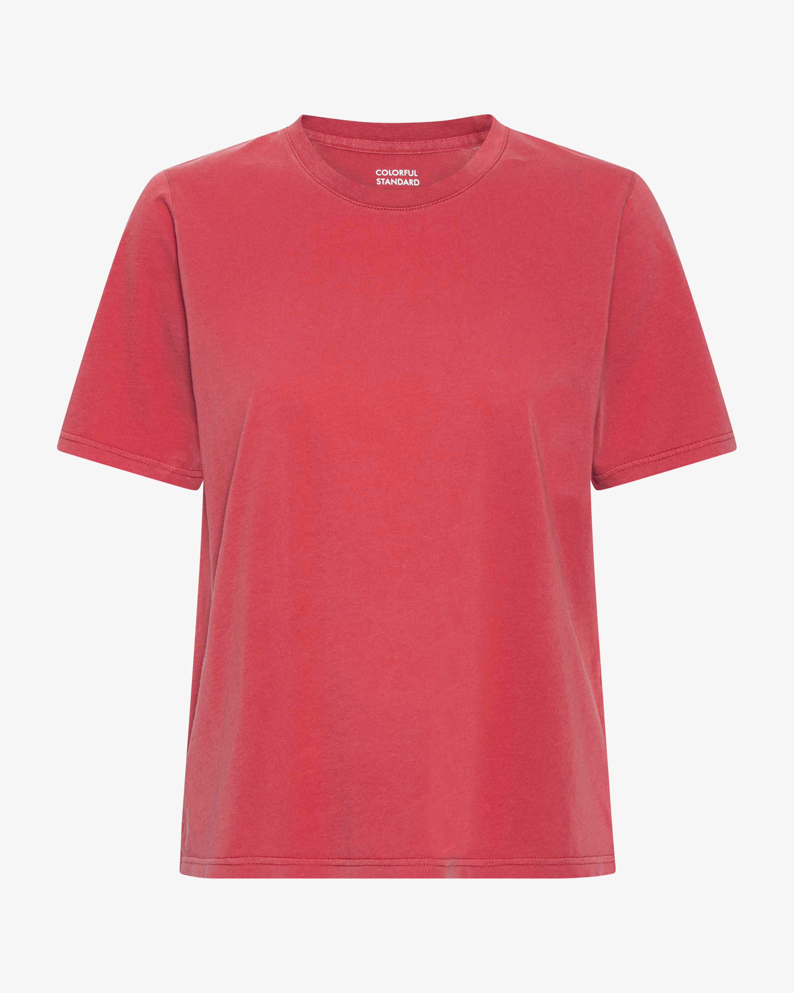 Women Light Organic Tee - Faded Red