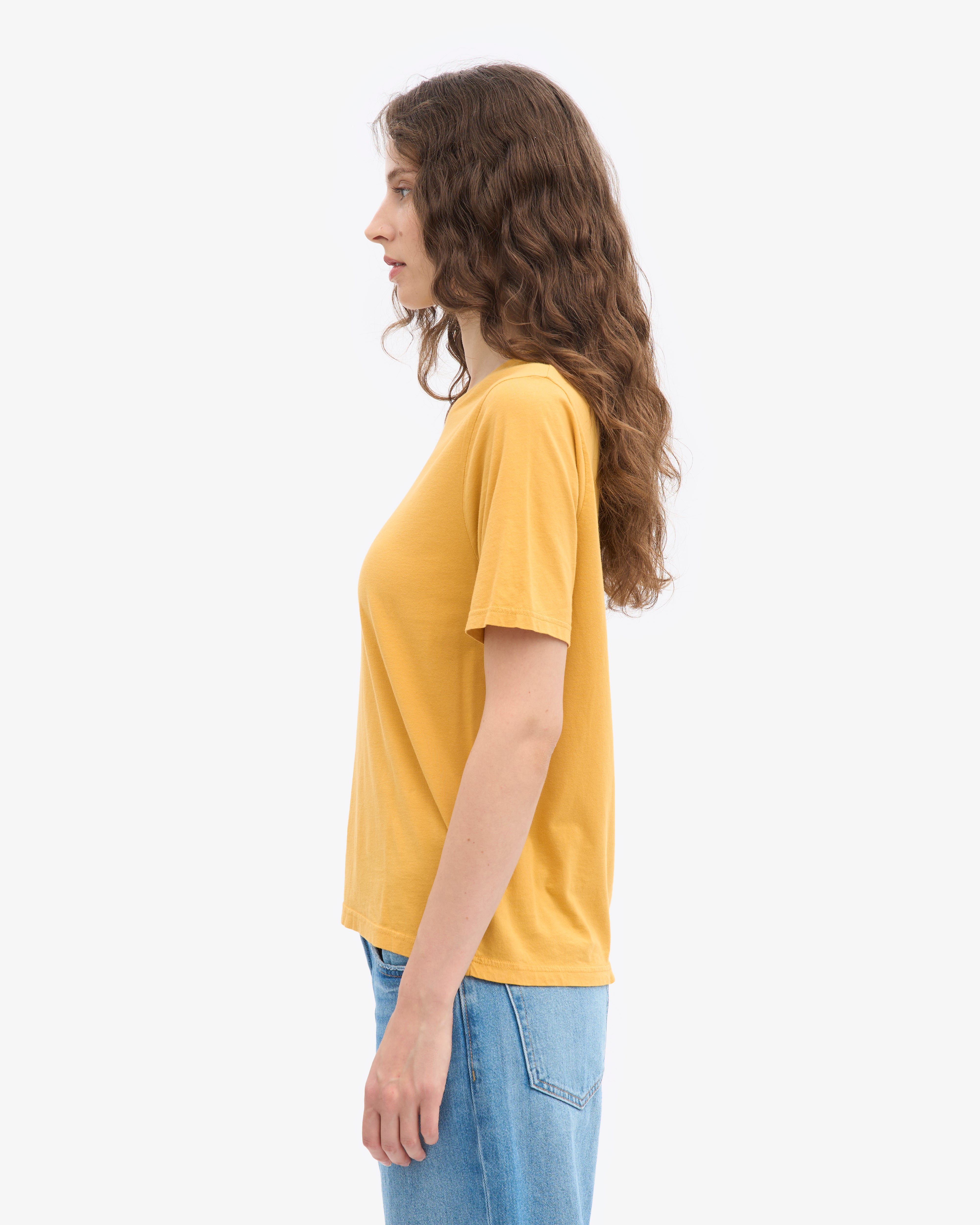 Women Light Organic Tee - Burned Yellow
