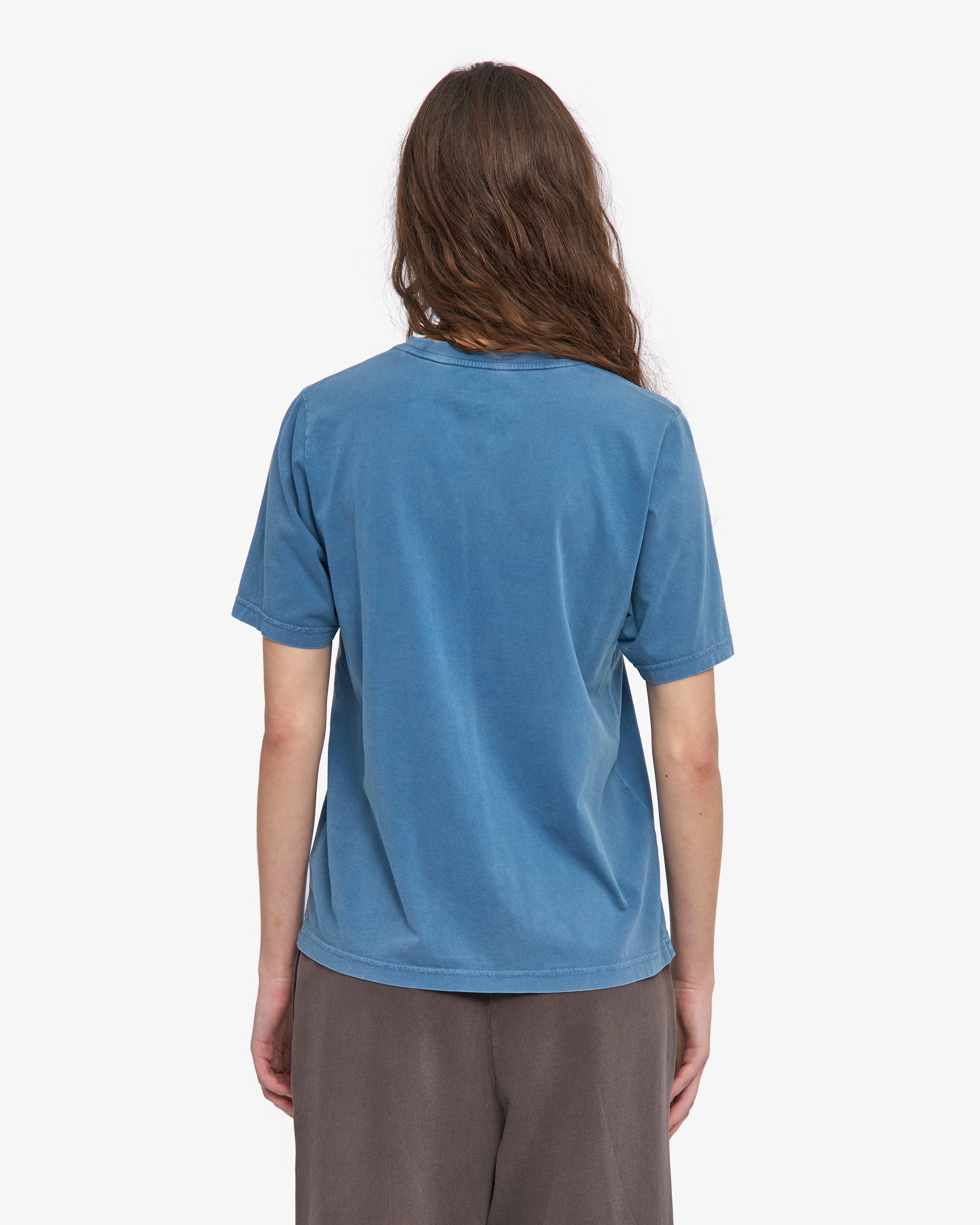 Women Light Organic Tee - Faded Indigo