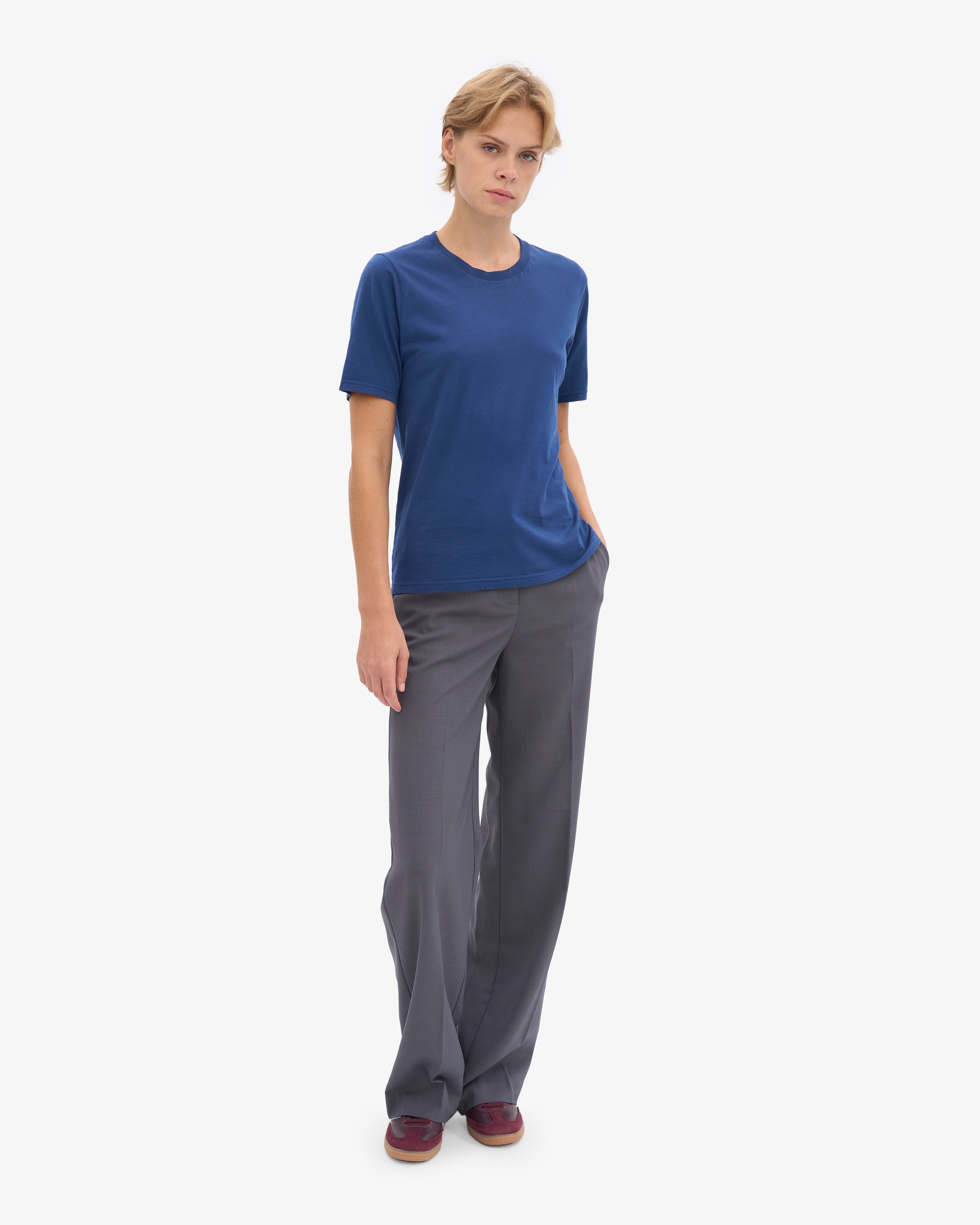 Women Light Organic Tee - Marine Blue