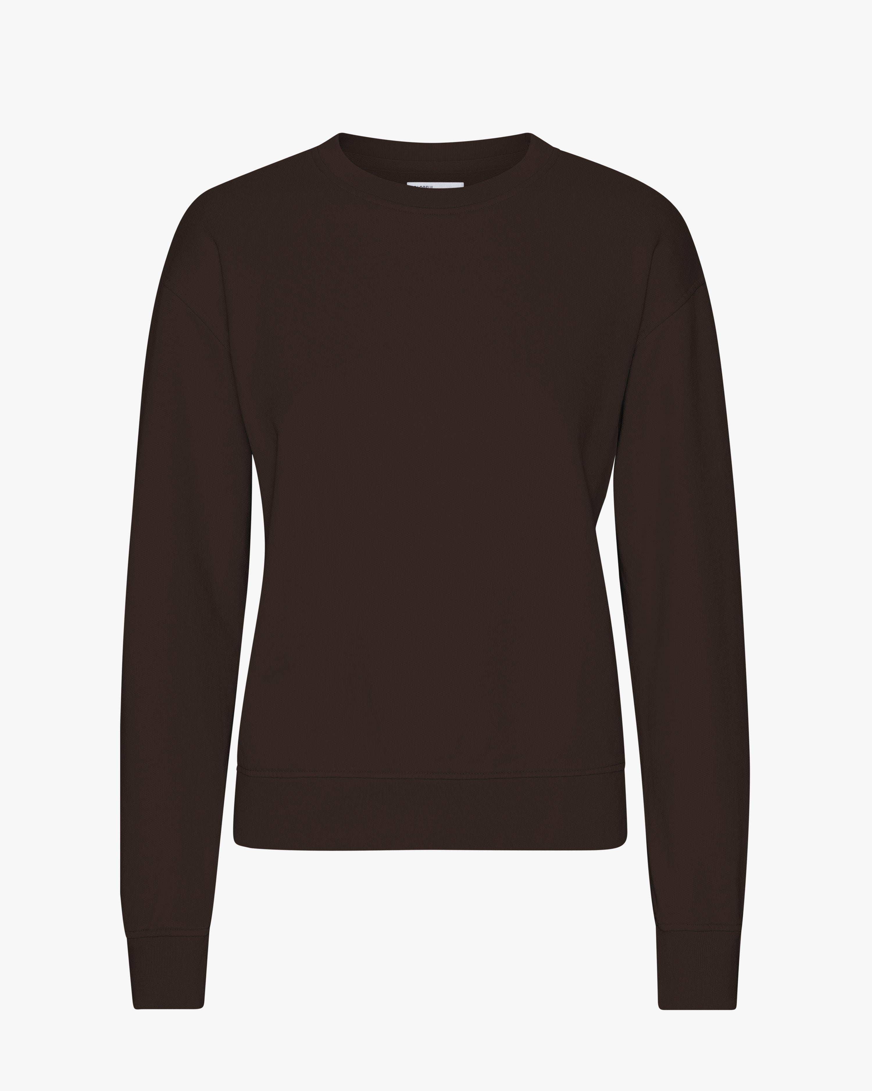 Women Classic Organic Crew - Coffee Brown