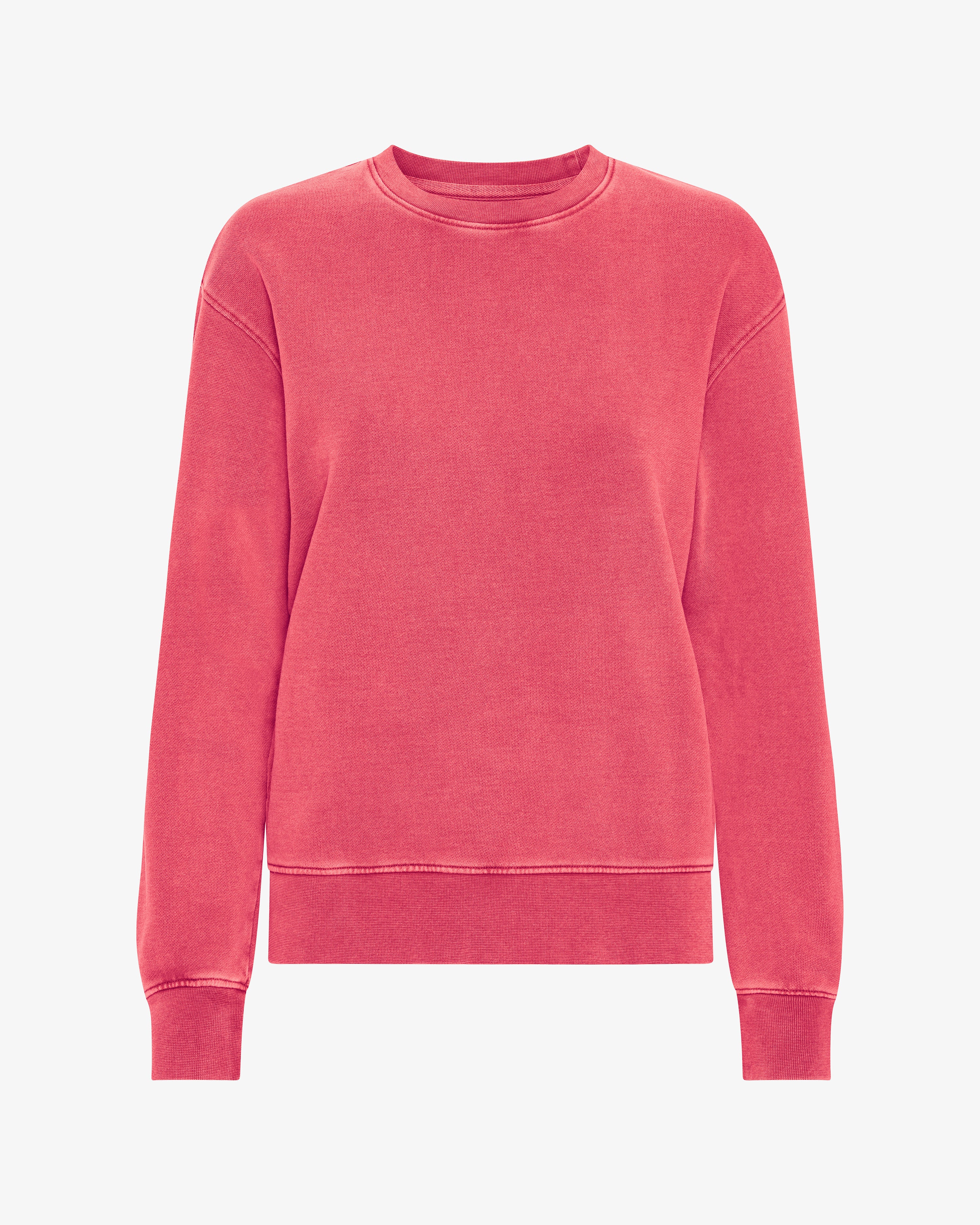 Women Classic Organic Crew - Faded Red