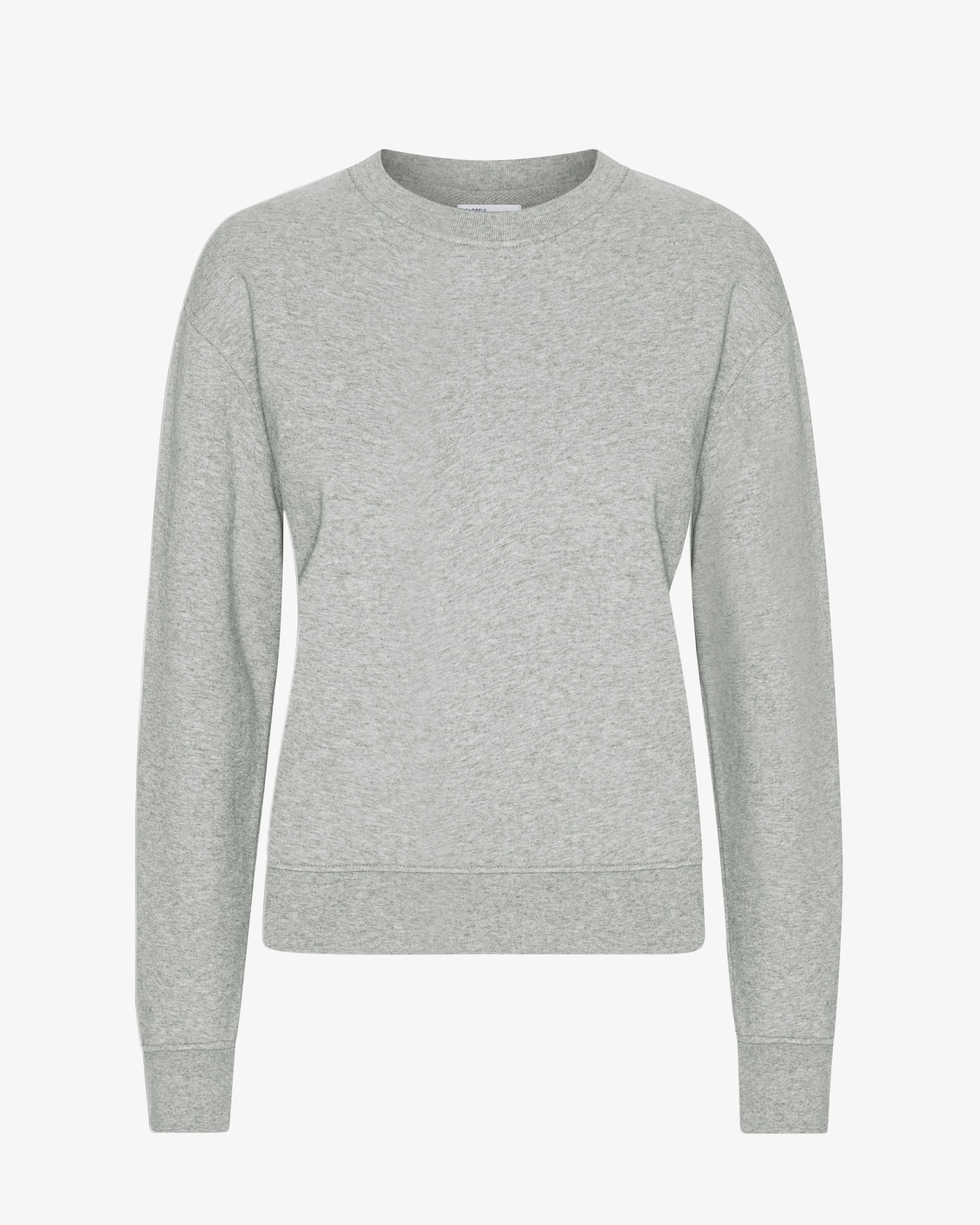 Women Classic Organic Crew - Heather Grey