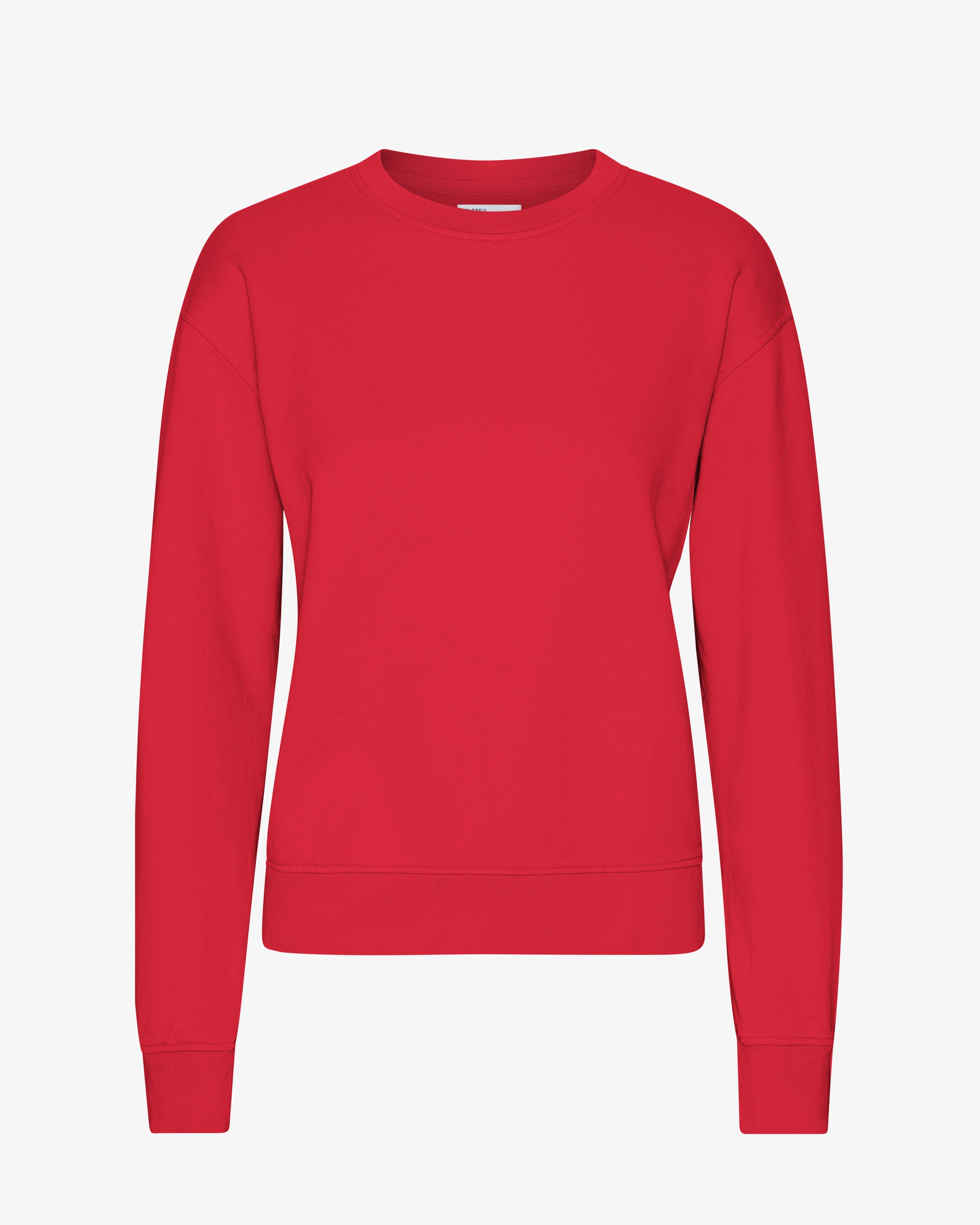 Women Classic Organic Crew - Scarlet Red