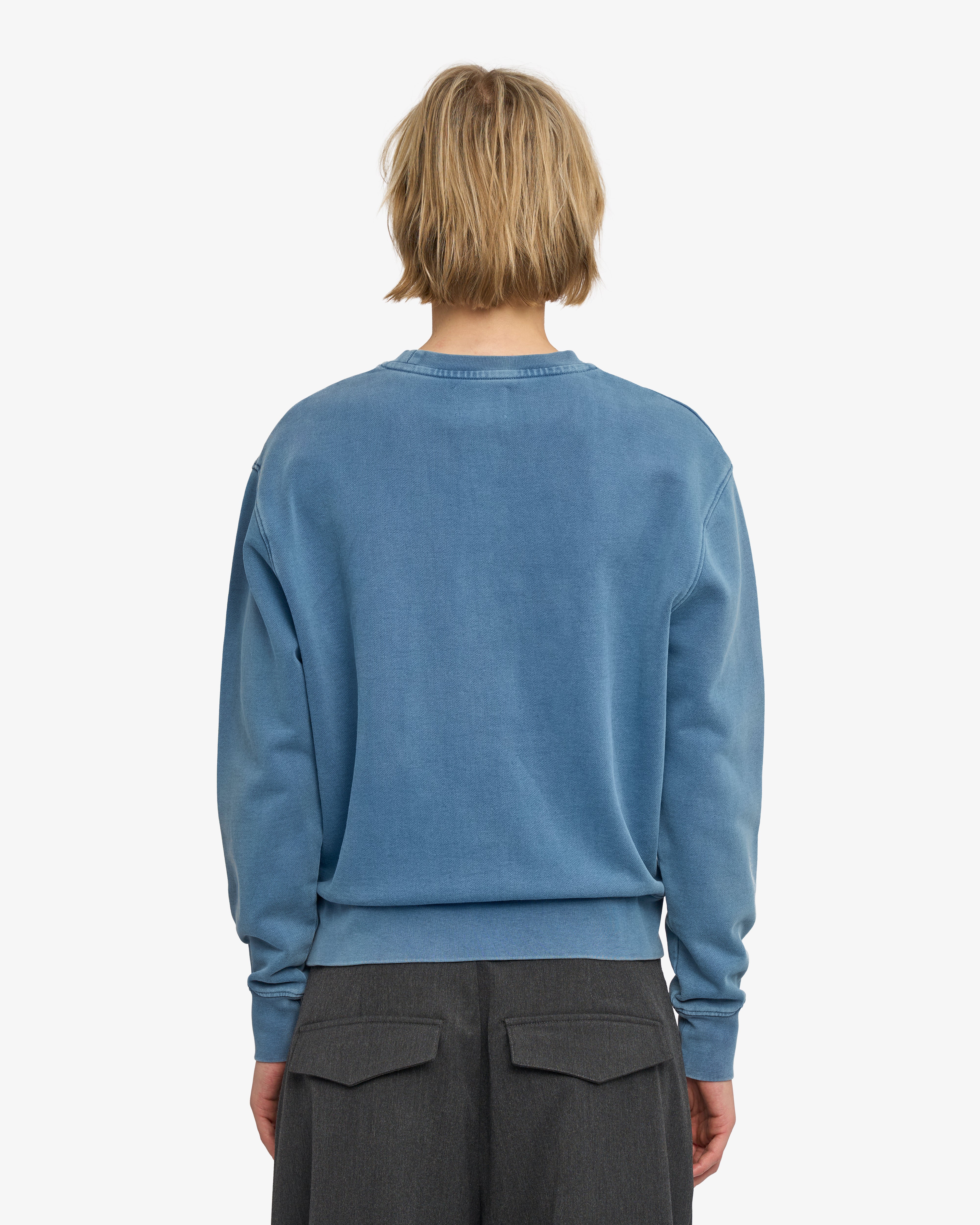 Women Classic Organic Crew - Faded Indigo