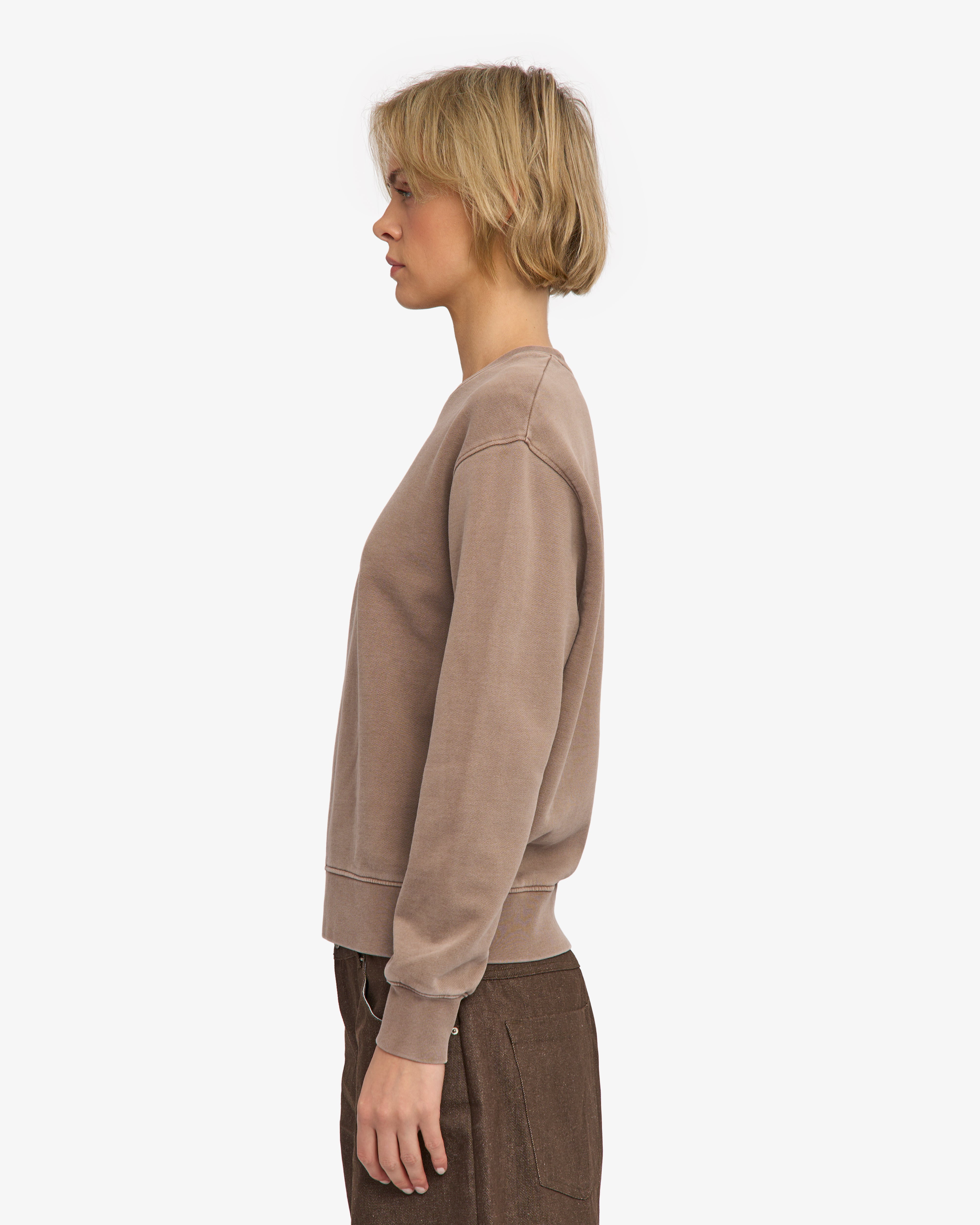 Women Classic Organic Crew - Faded Khaki
