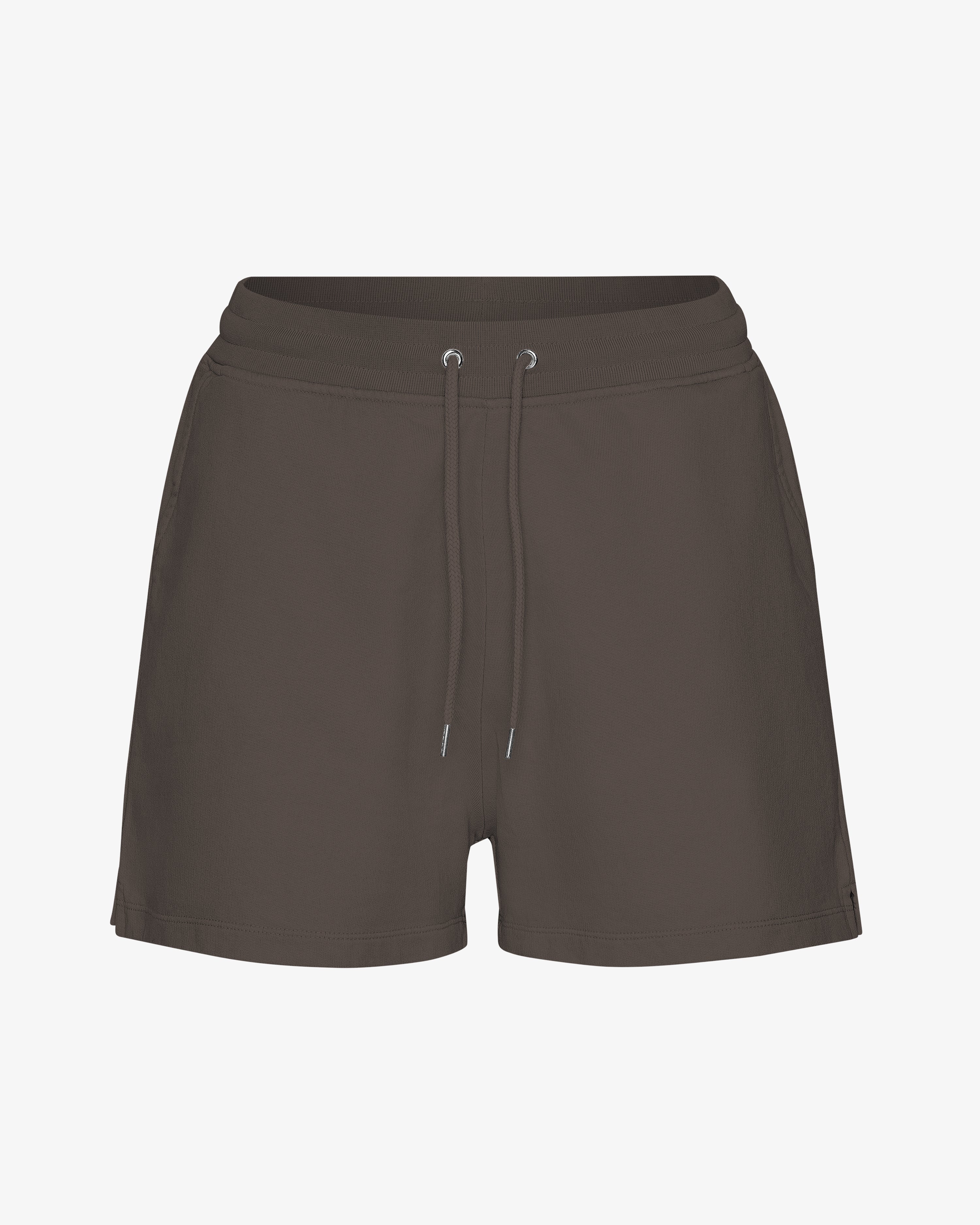 Women Organic Sweatshorts - Coffee Brown