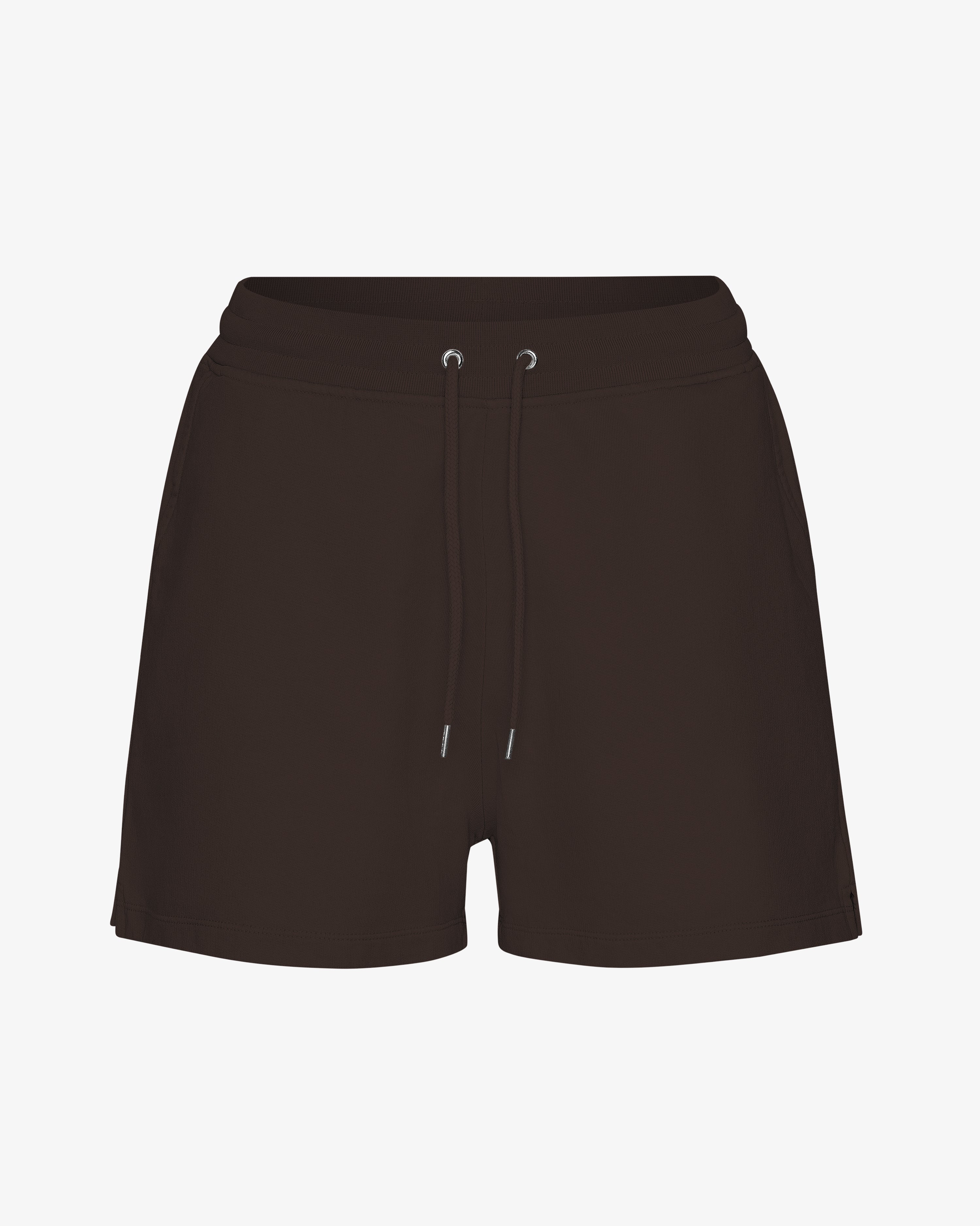 Women Organic Sweatshorts - Coffee Brown