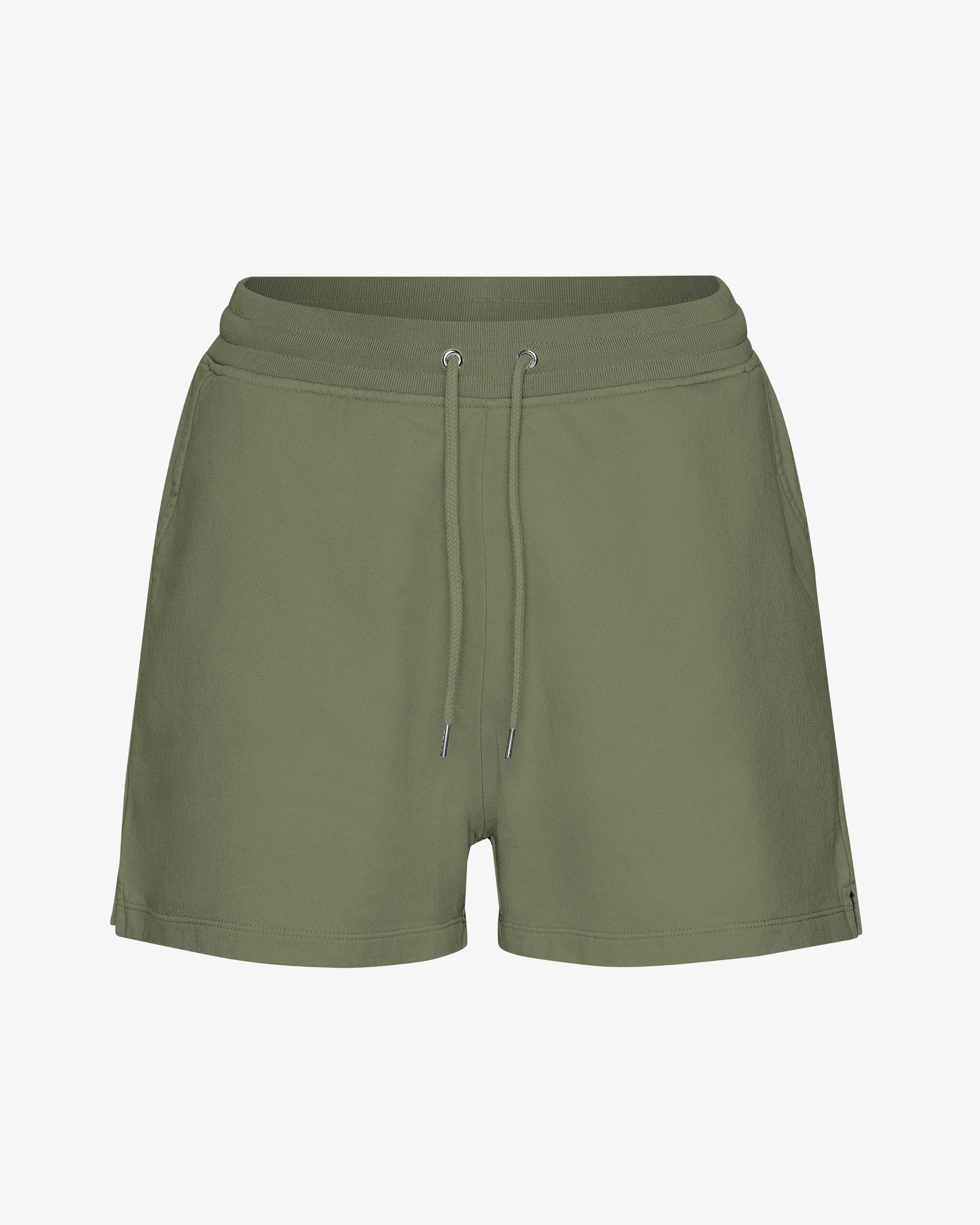 Women Organic Sweatshorts - Dusty Olive