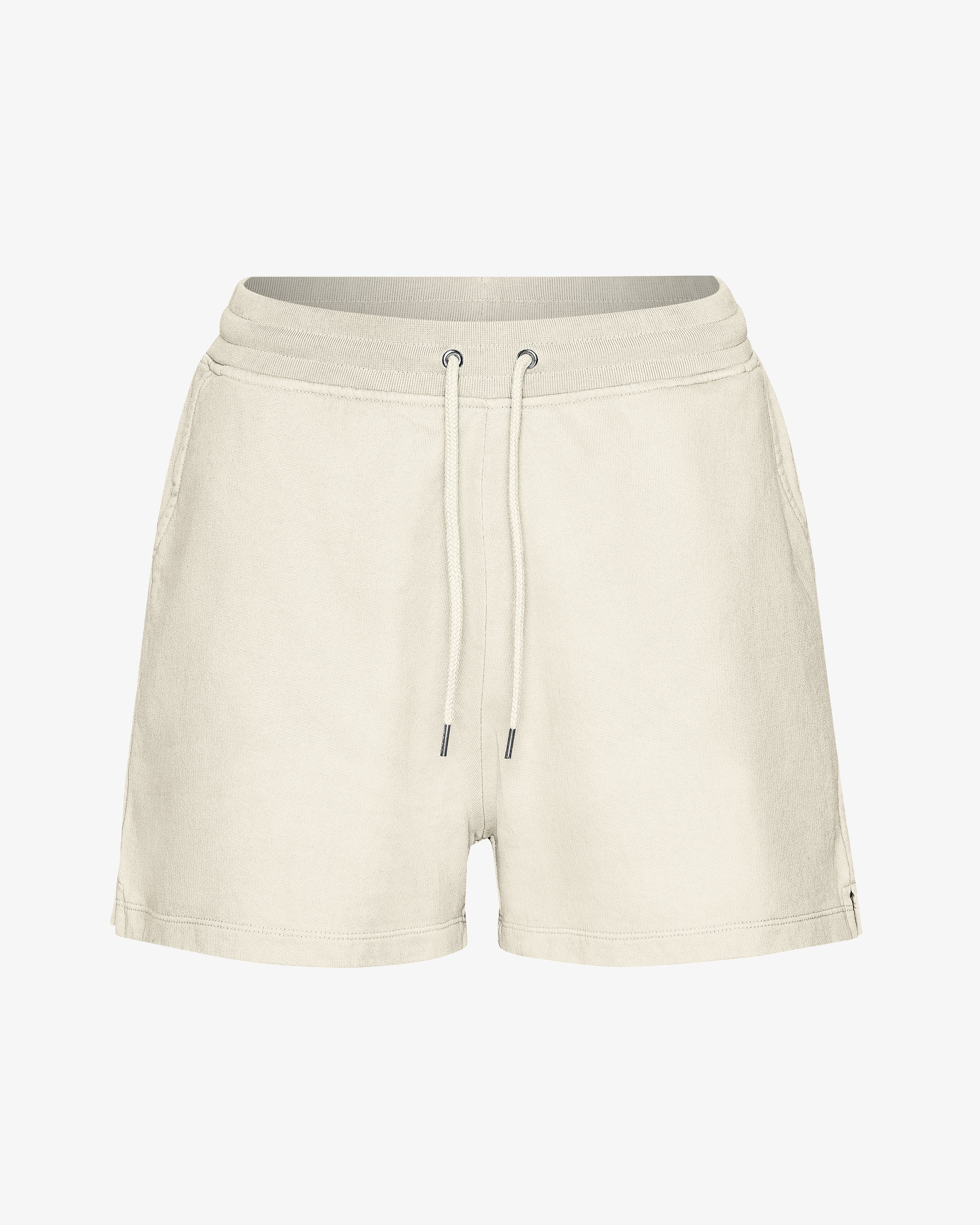 Women Organic Sweatshorts - Ivory White