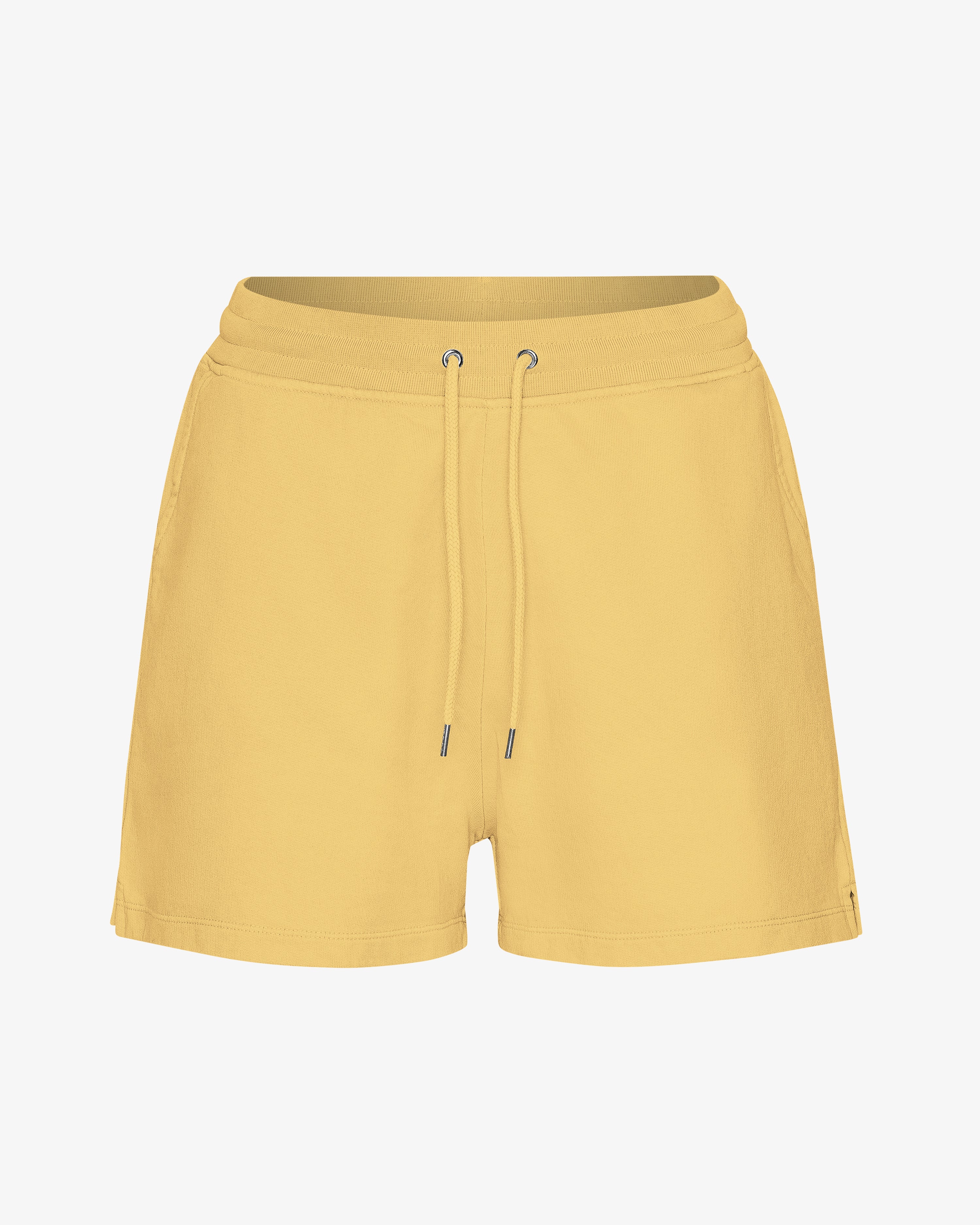 Women Organic Sweatshorts - Lemon Yellow