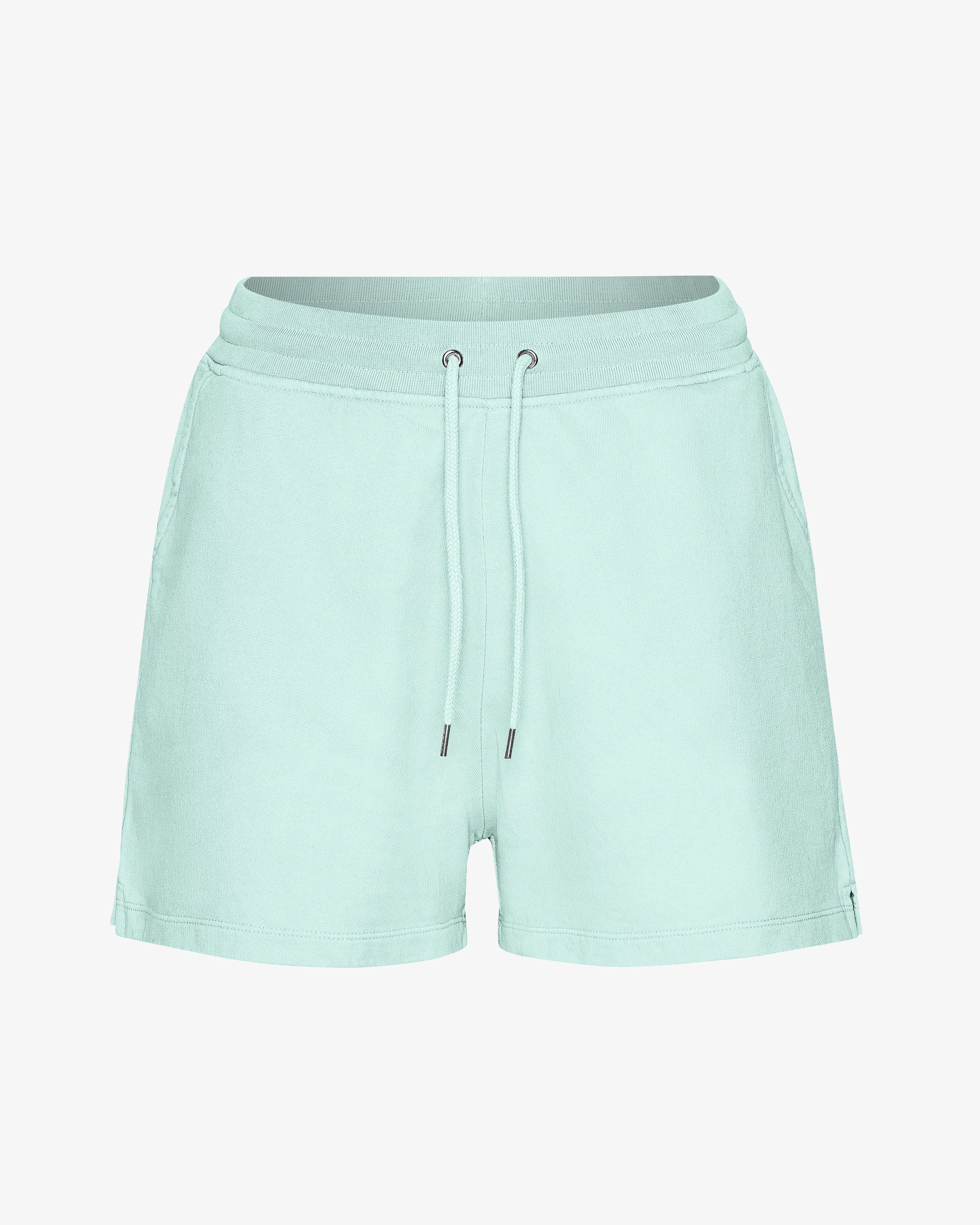 Women Organic Sweatshorts - Light Aqua