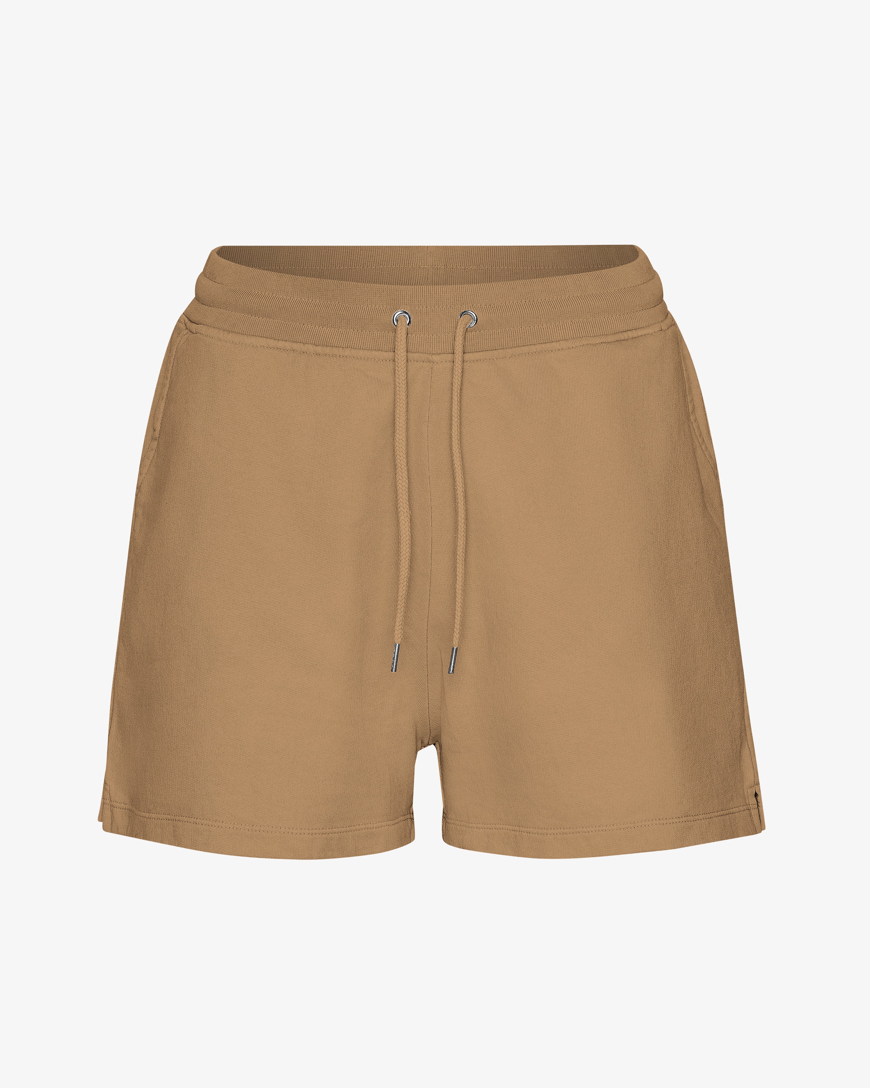 Women Organic Sweatshorts - Sahara Camel