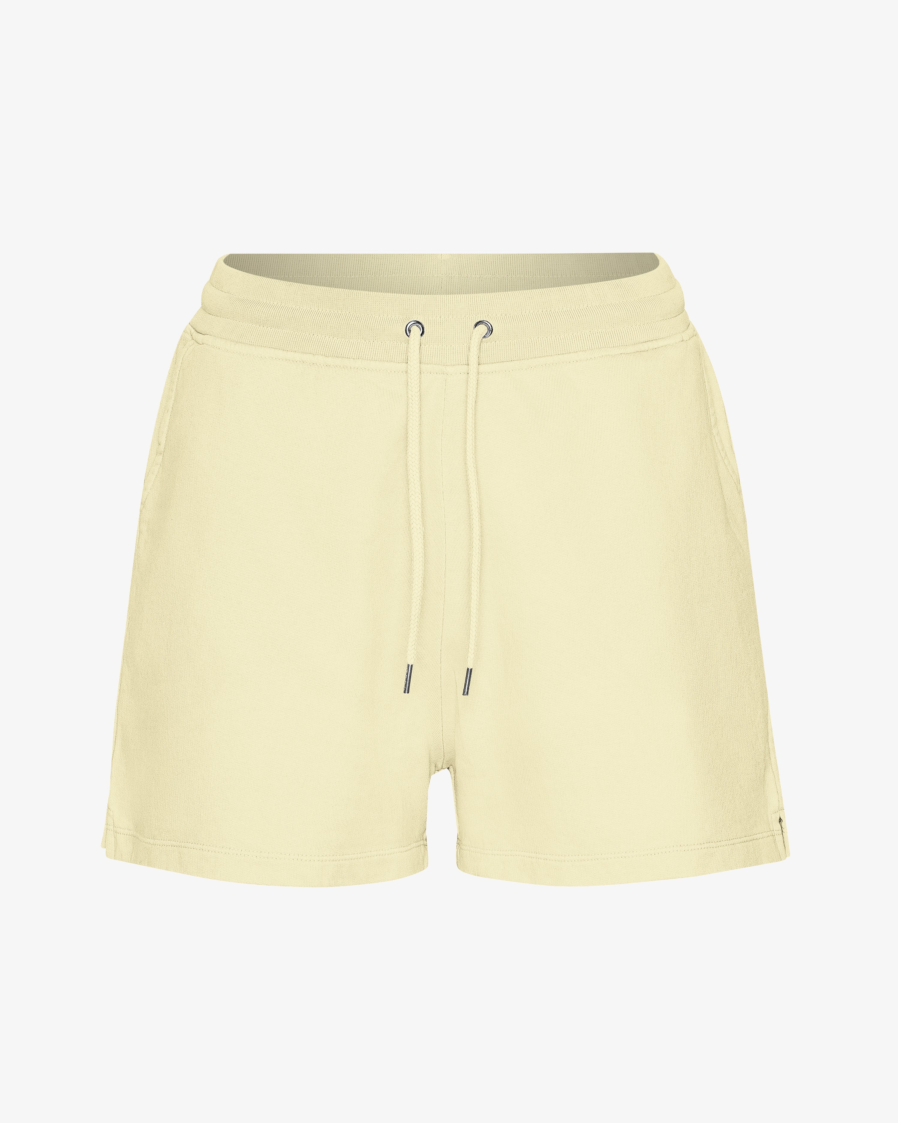 Women Organic Sweatshorts - Soft Yellow