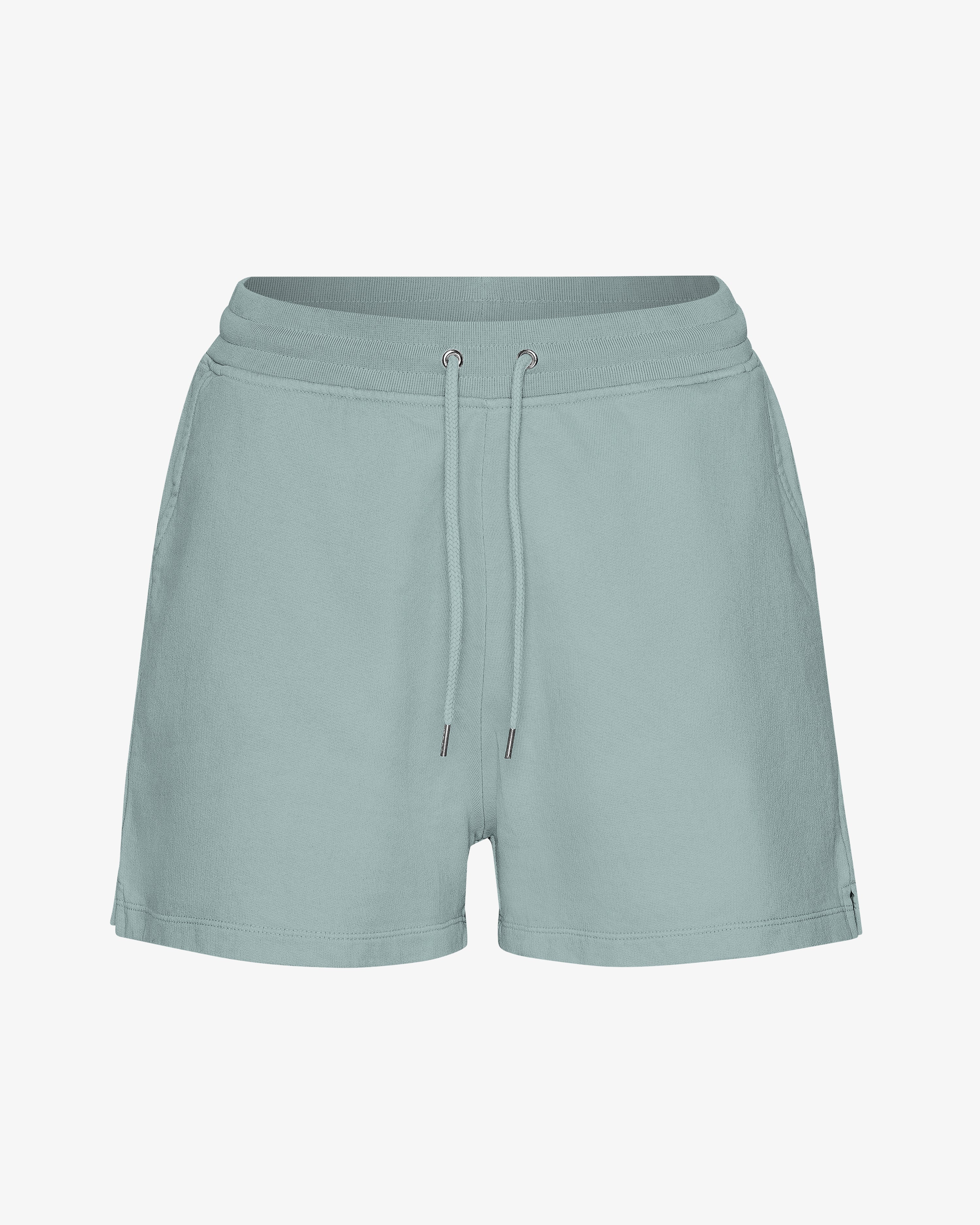 Women Organic Sweatshorts - Steel Blue