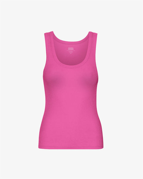 Women Organic Rib Tank Top - Bubblegum Pink – Colorful Standard