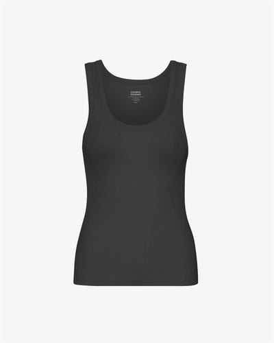Rib Tank Top - Black