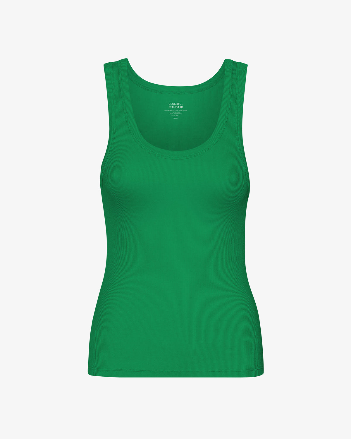 Women Organic Rib Tank Top - Kelly Green – Colorful Standard