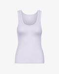 Women Organic Rib Tank Top - Soft Lavender