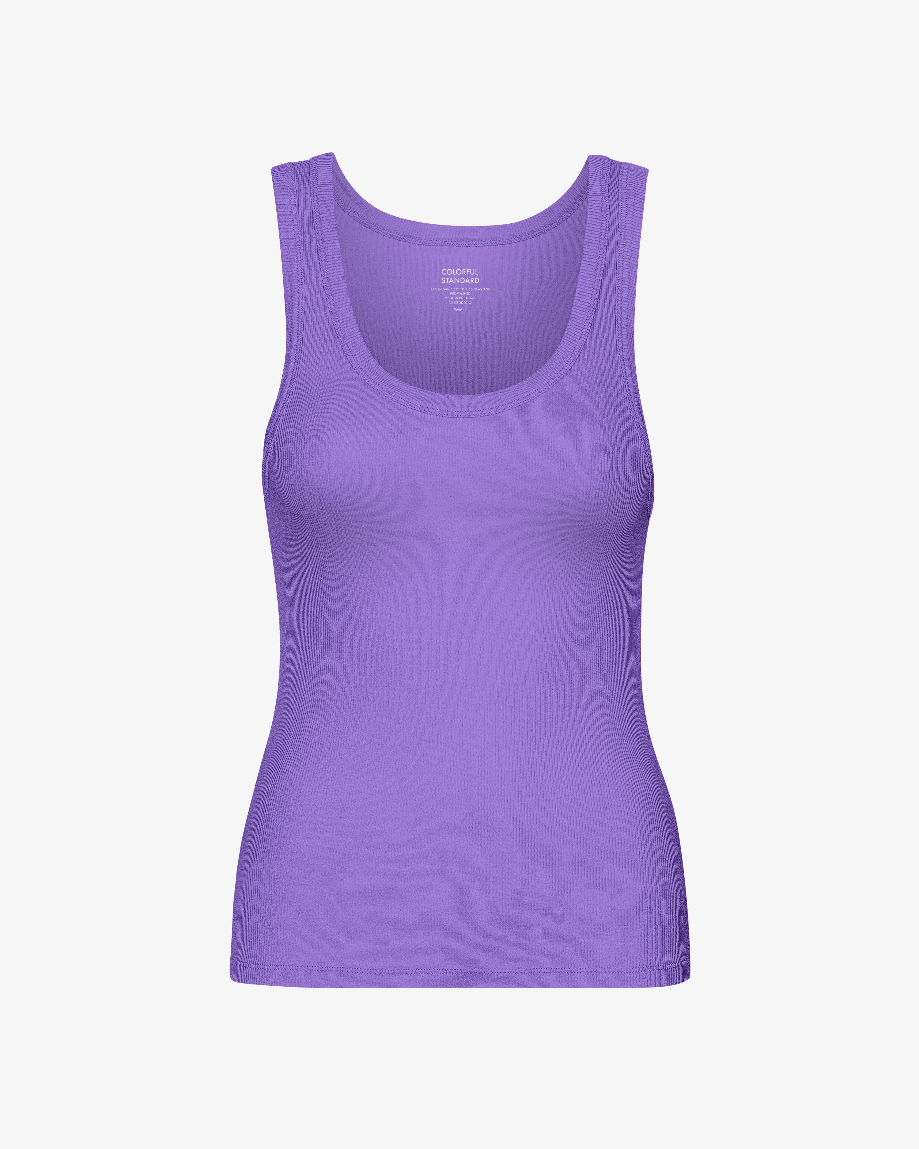 Women Organic Rib Tank Top - Ultra Violet