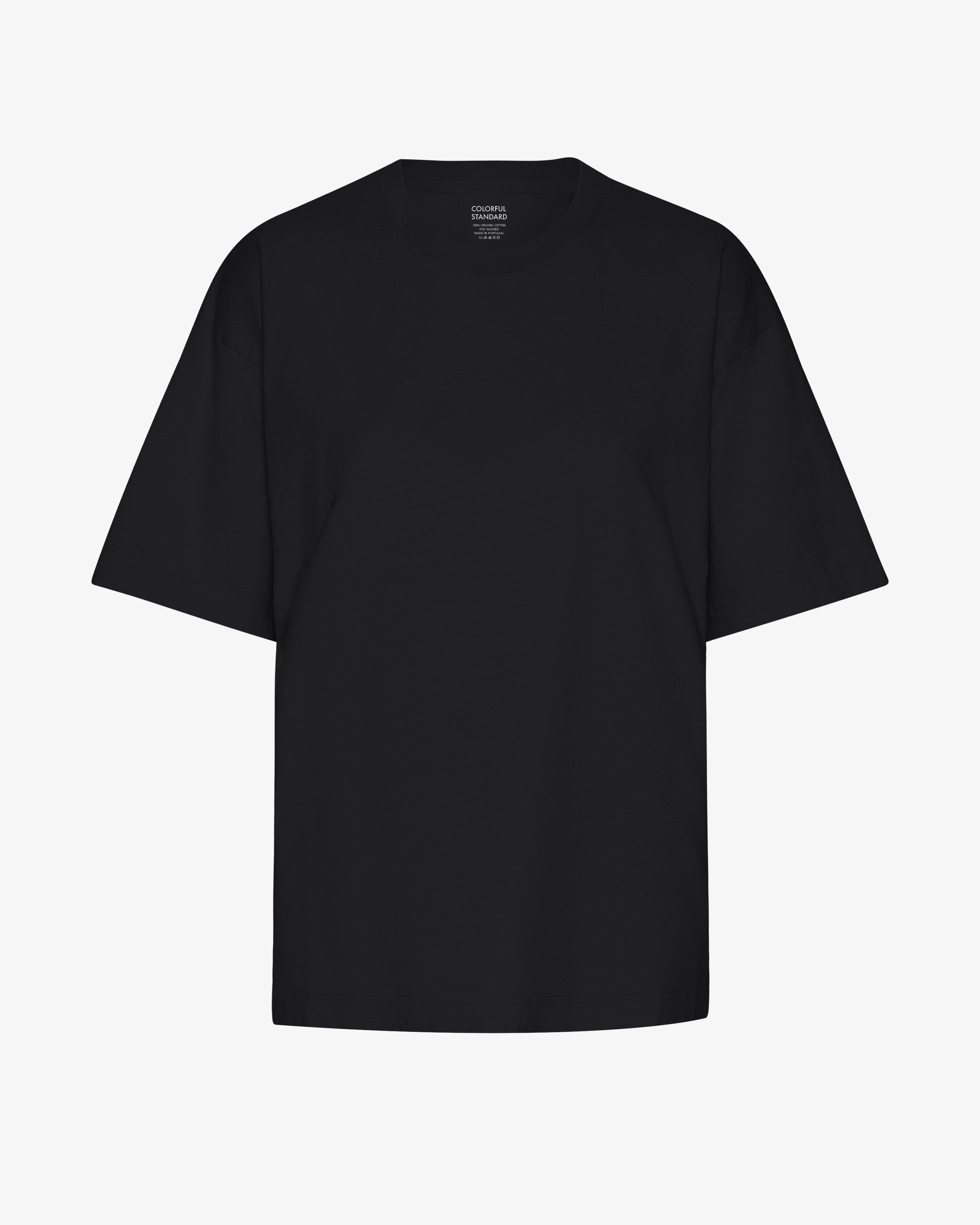 Oversized Organic T-Shirt - Deep Black