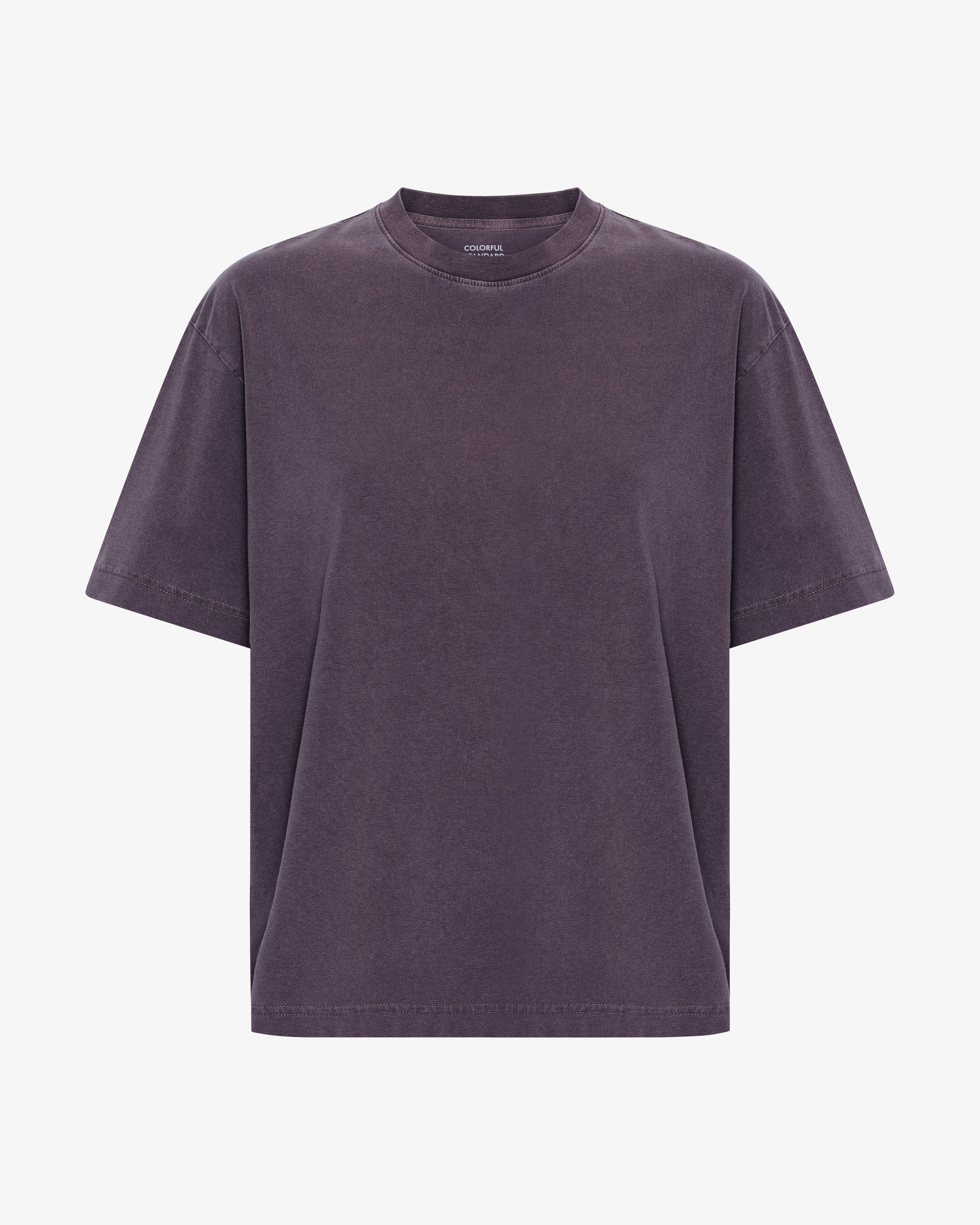 Oversized Organic T-Shirt - Faded Grape