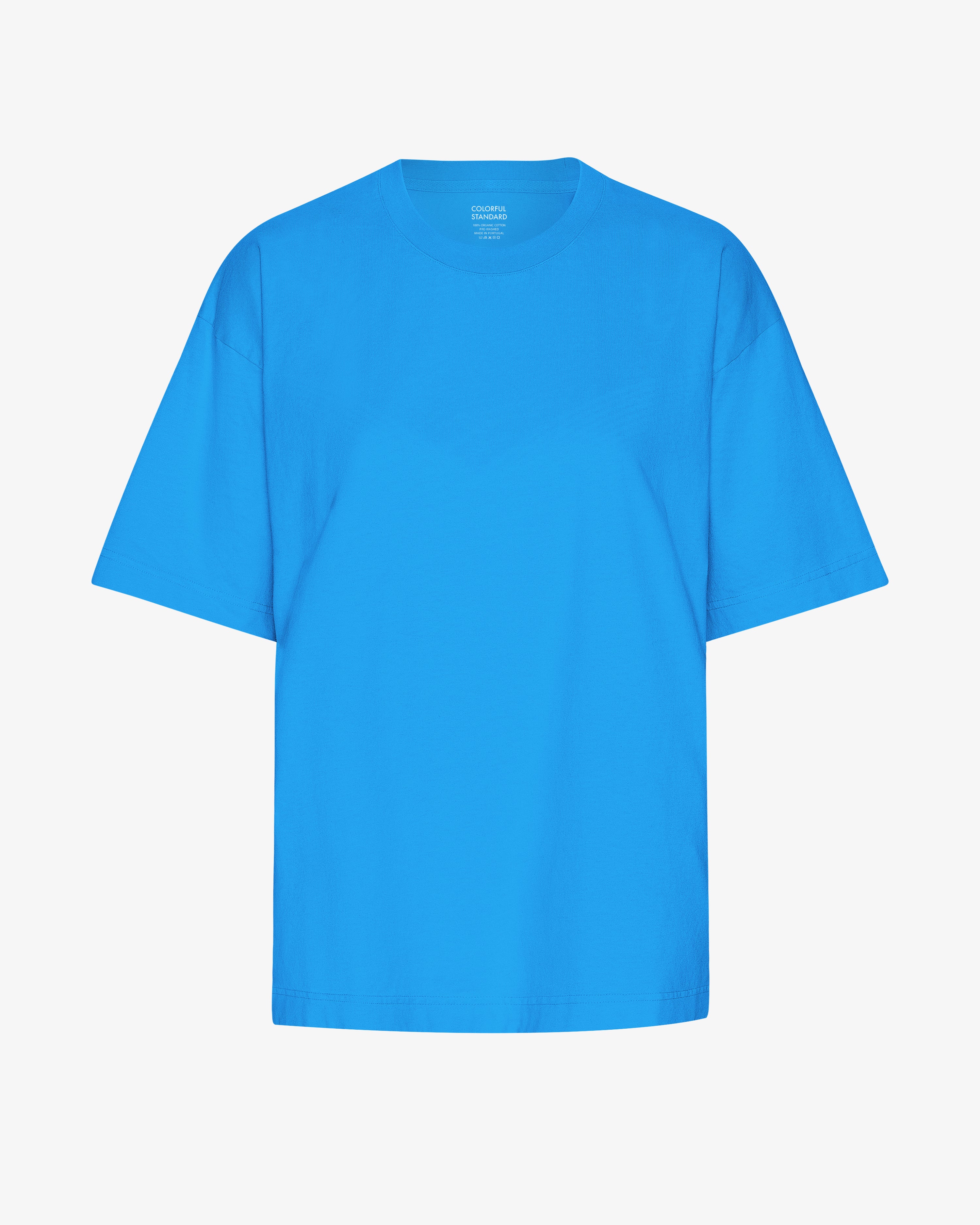 Oversized Organic T-Shirt - Pacific Blue