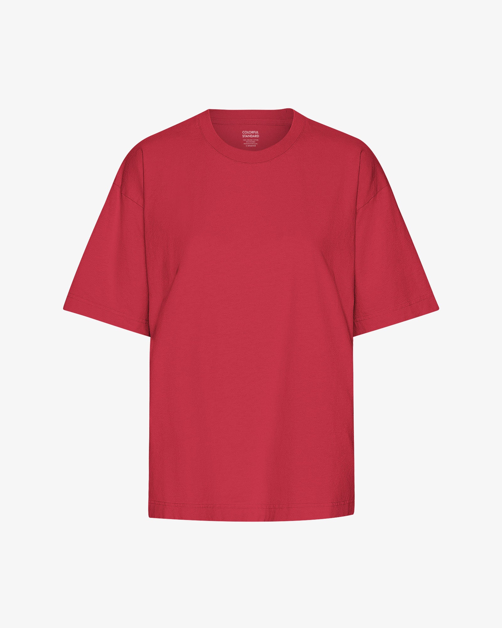 Oversized Organic T-Shirt - Scarlet Red