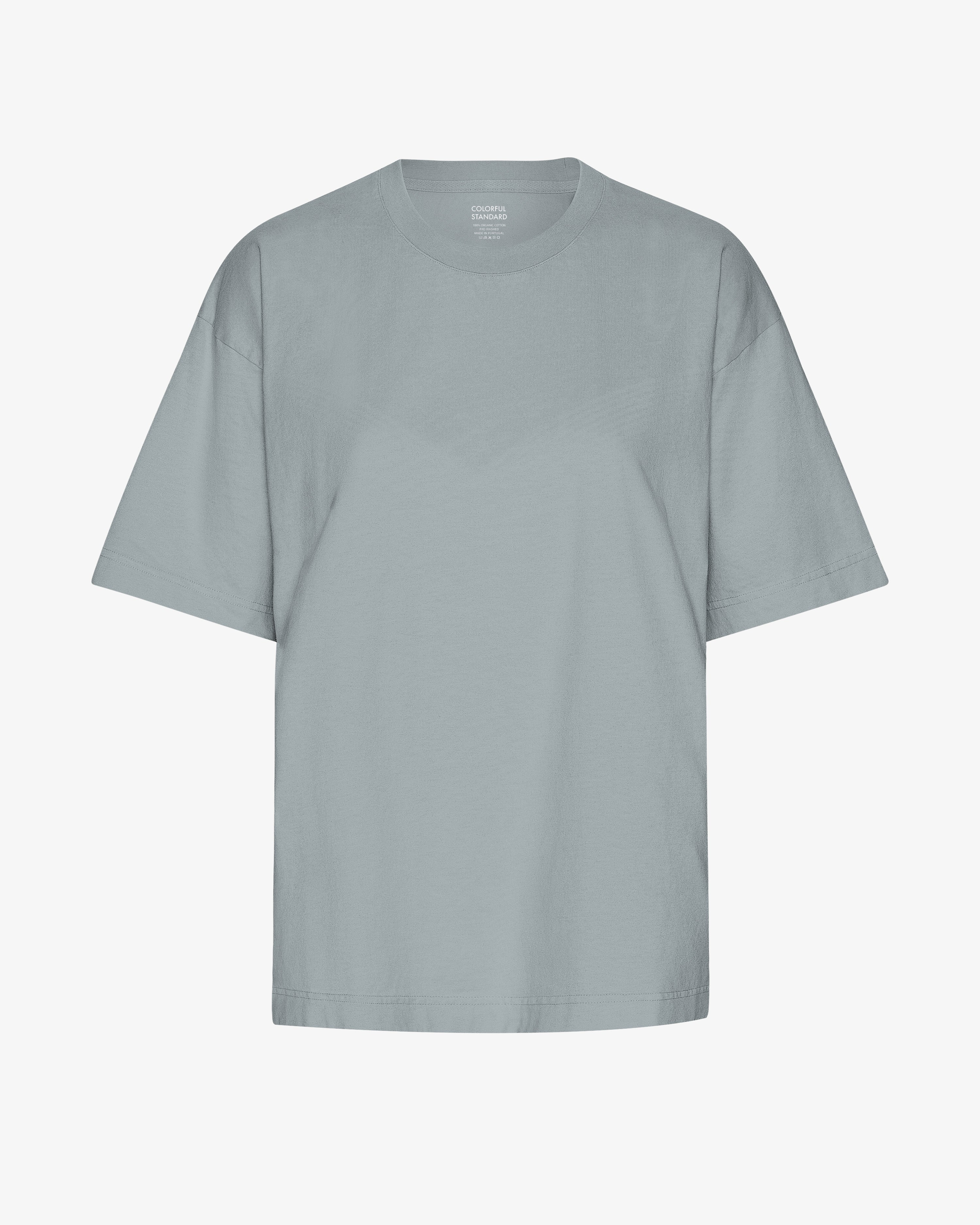 Oversized Organic T-Shirt - Steel Blue