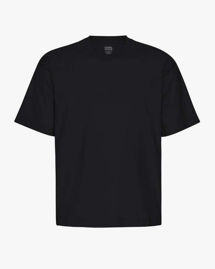 Oversized organic Long sleeve T-shirt faded black
