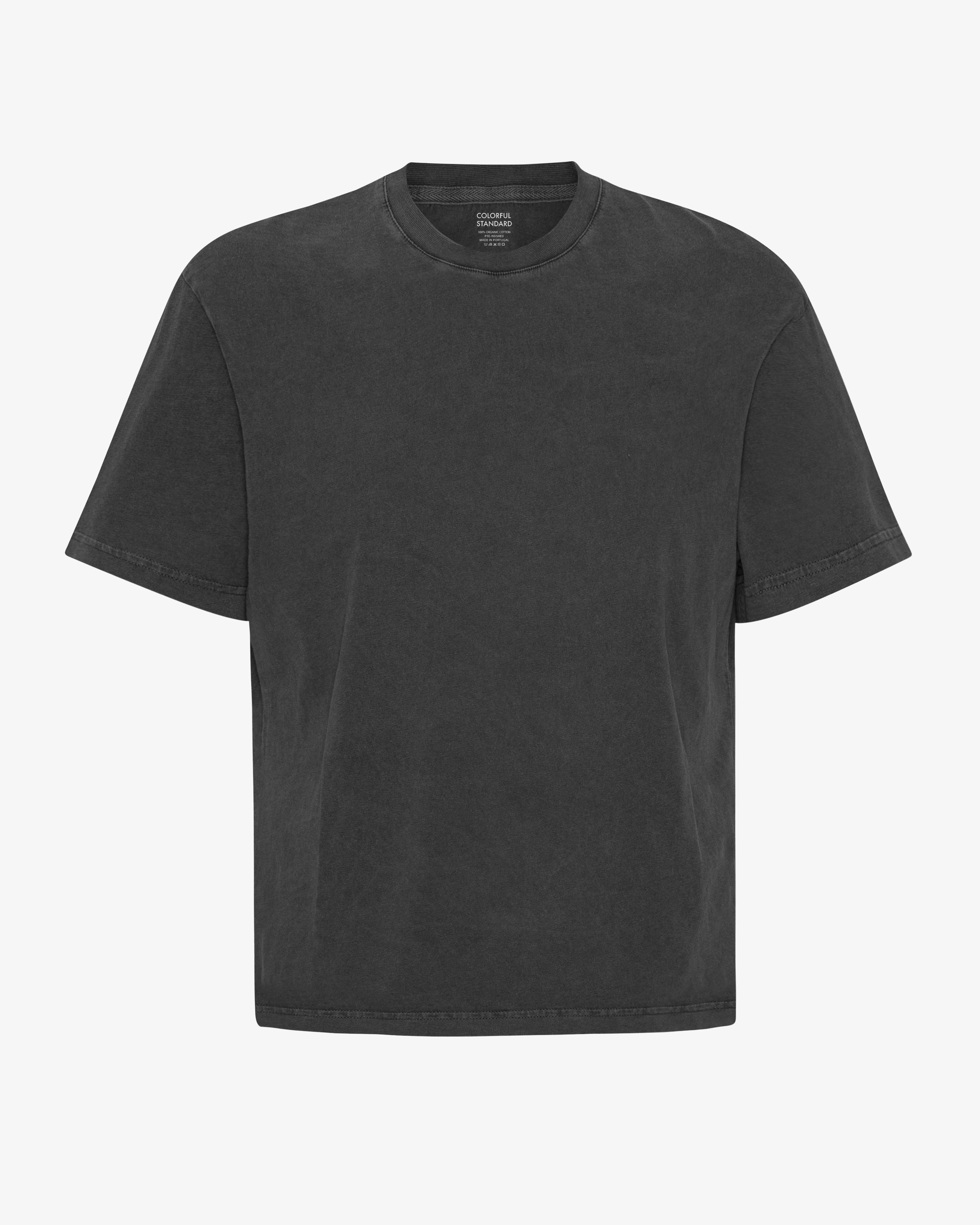 Oversized Organic T-Shirt - Faded Black