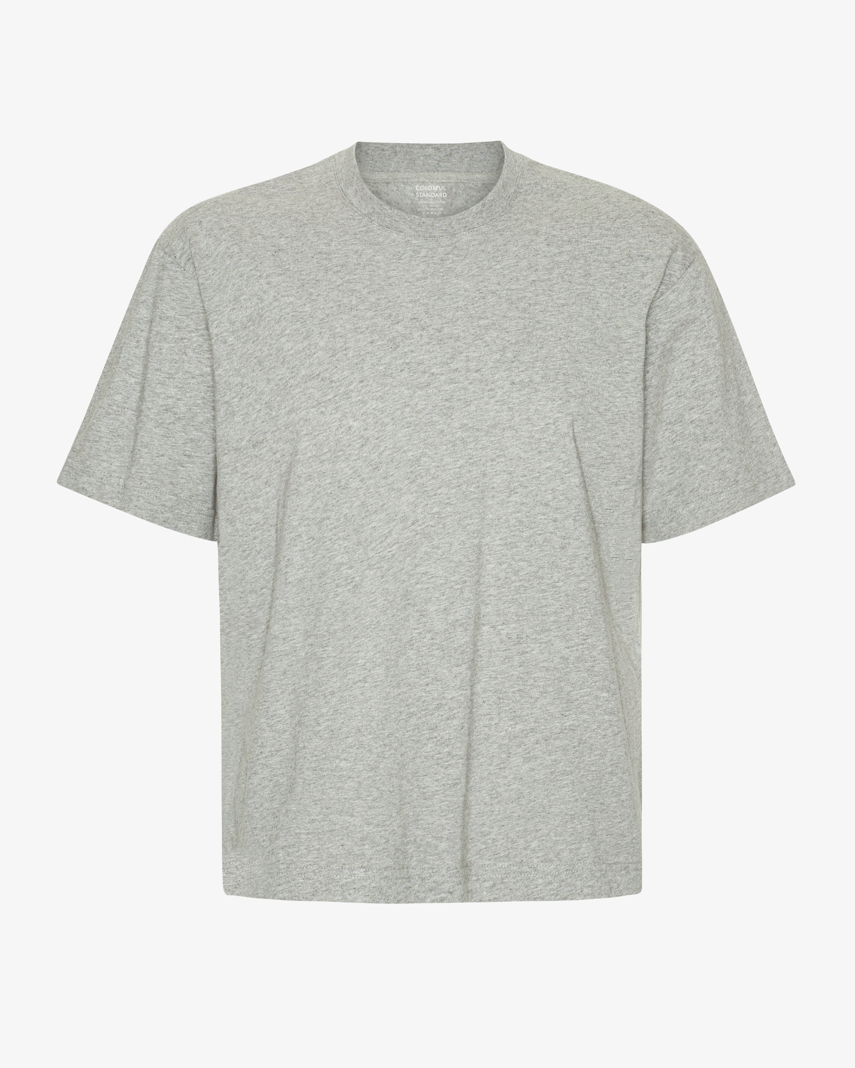 Oversized Organic T-Shirt - Heather Grey