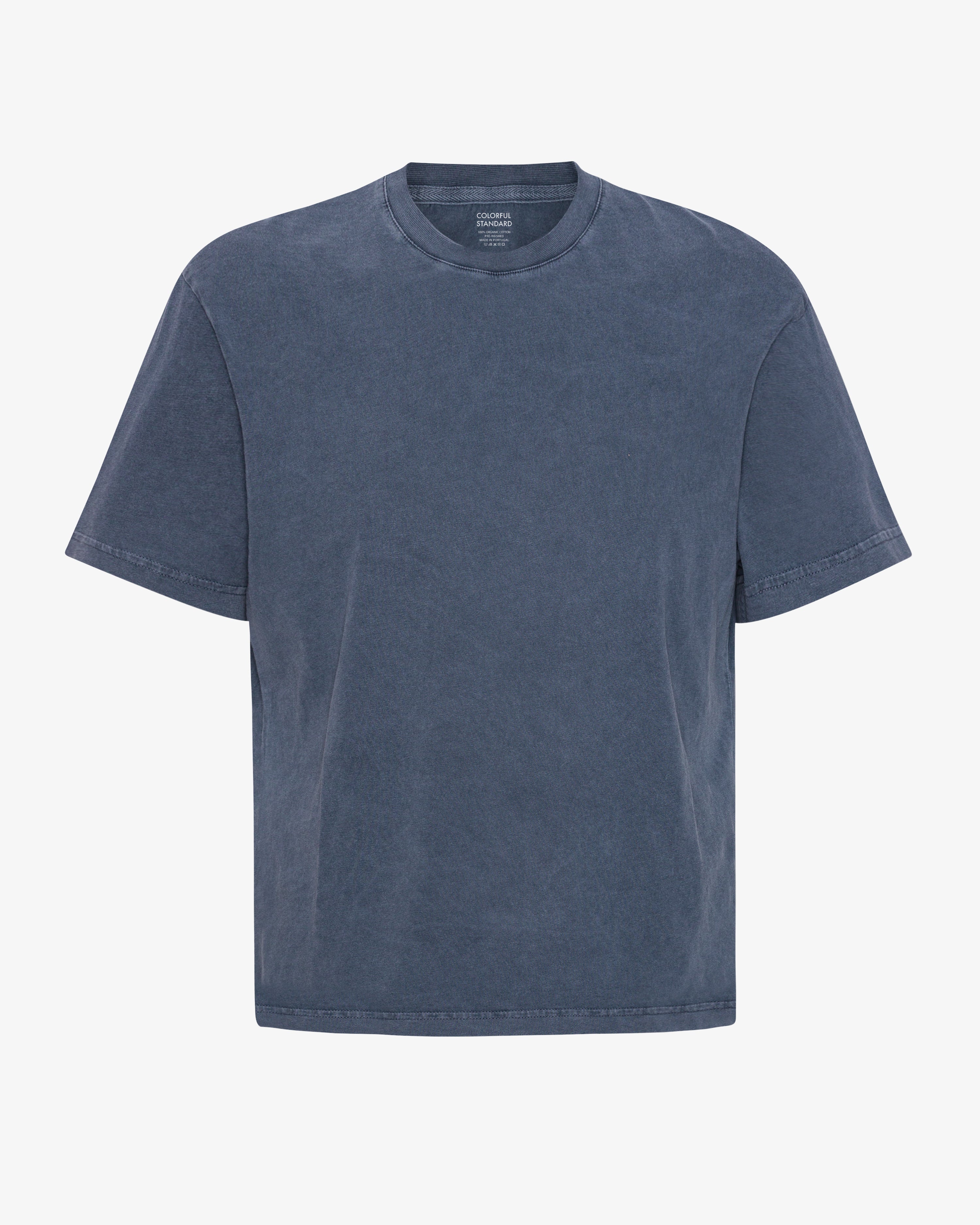 Oversized Organic T-Shirt - Neptune Blue