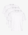 Oversized Organic T-Shirt - Optical White (3-Pack)