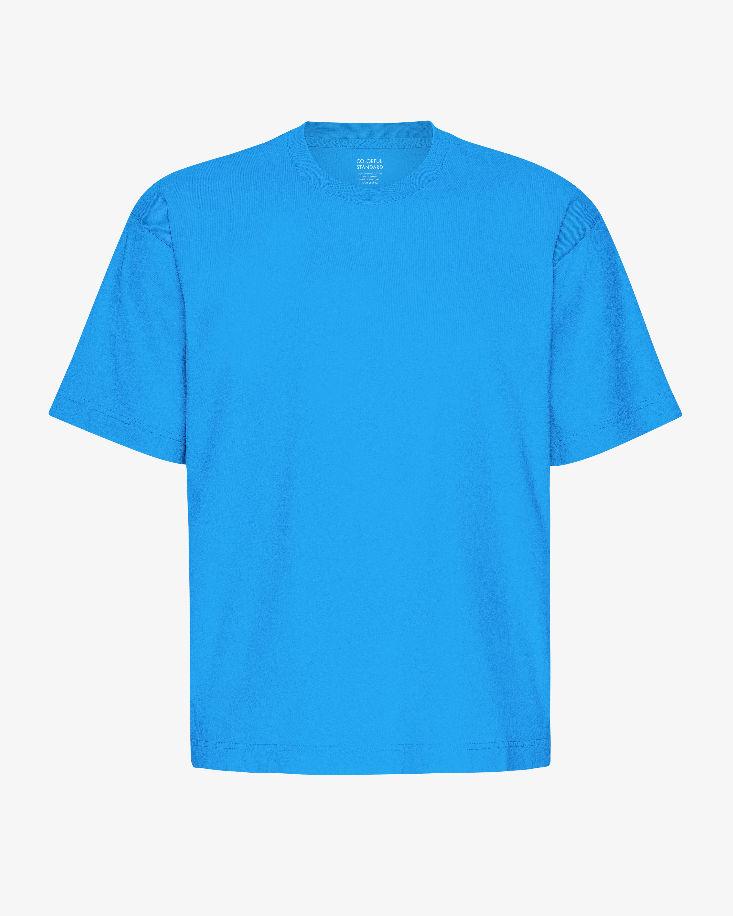 Oversized Organic T-Shirt - Pacific Blue