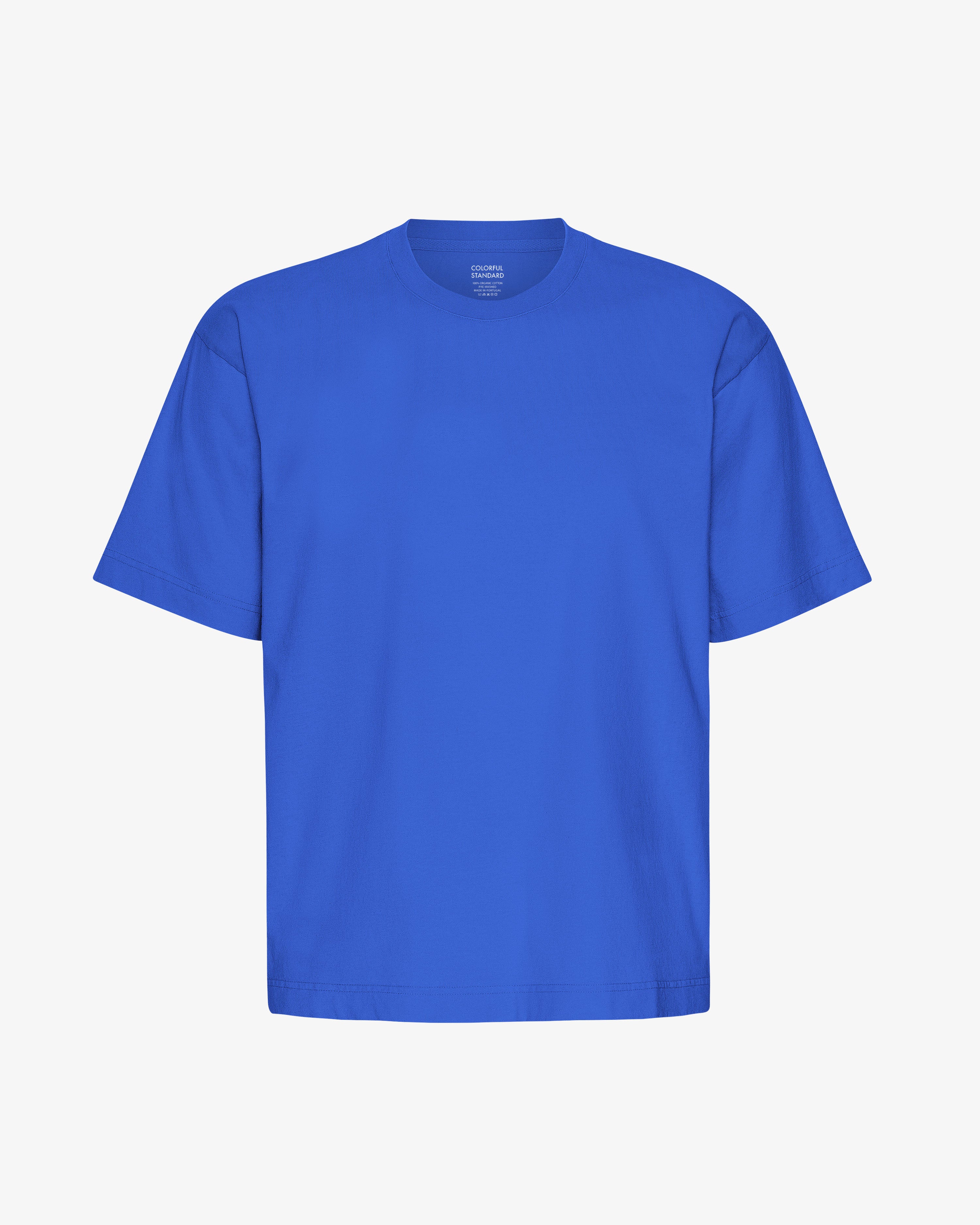 Oversized Organic T-Shirt - Sapphire Blue