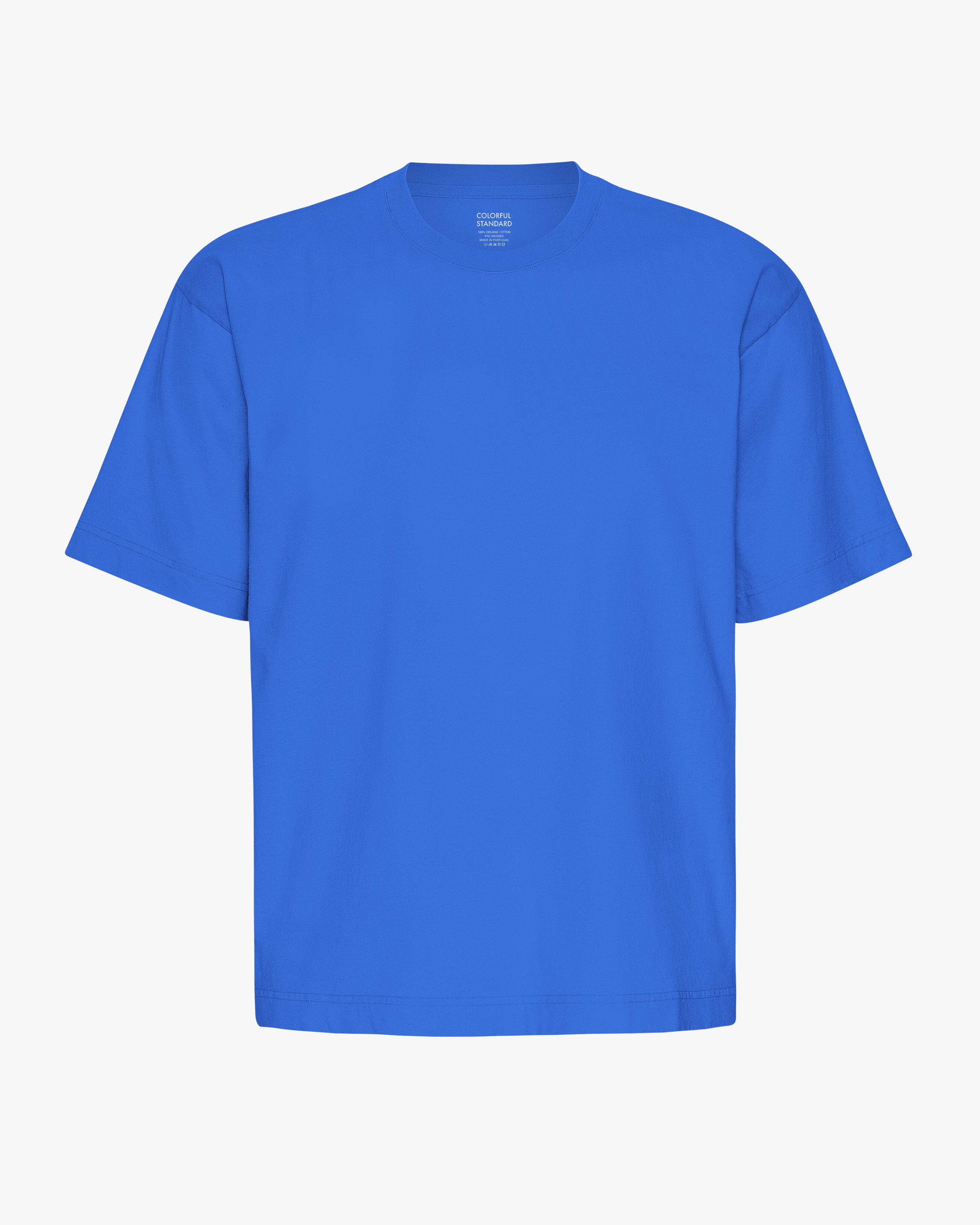 Oversized Organic T-Shirt - Sapphire Blue