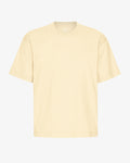 Oversized Organic T-Shirt - Soft Yellow