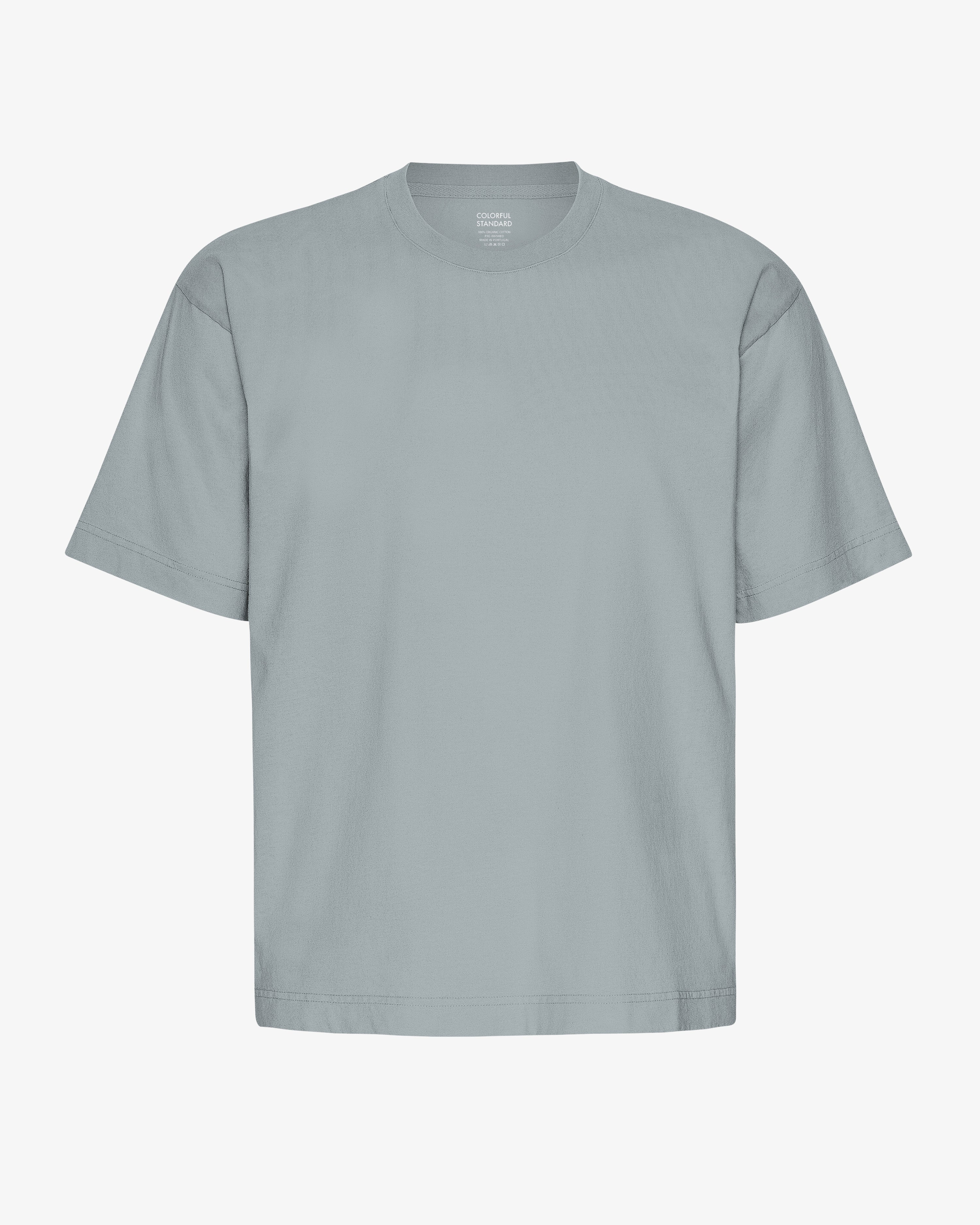 Oversized Organic T-Shirt - Steel Blue