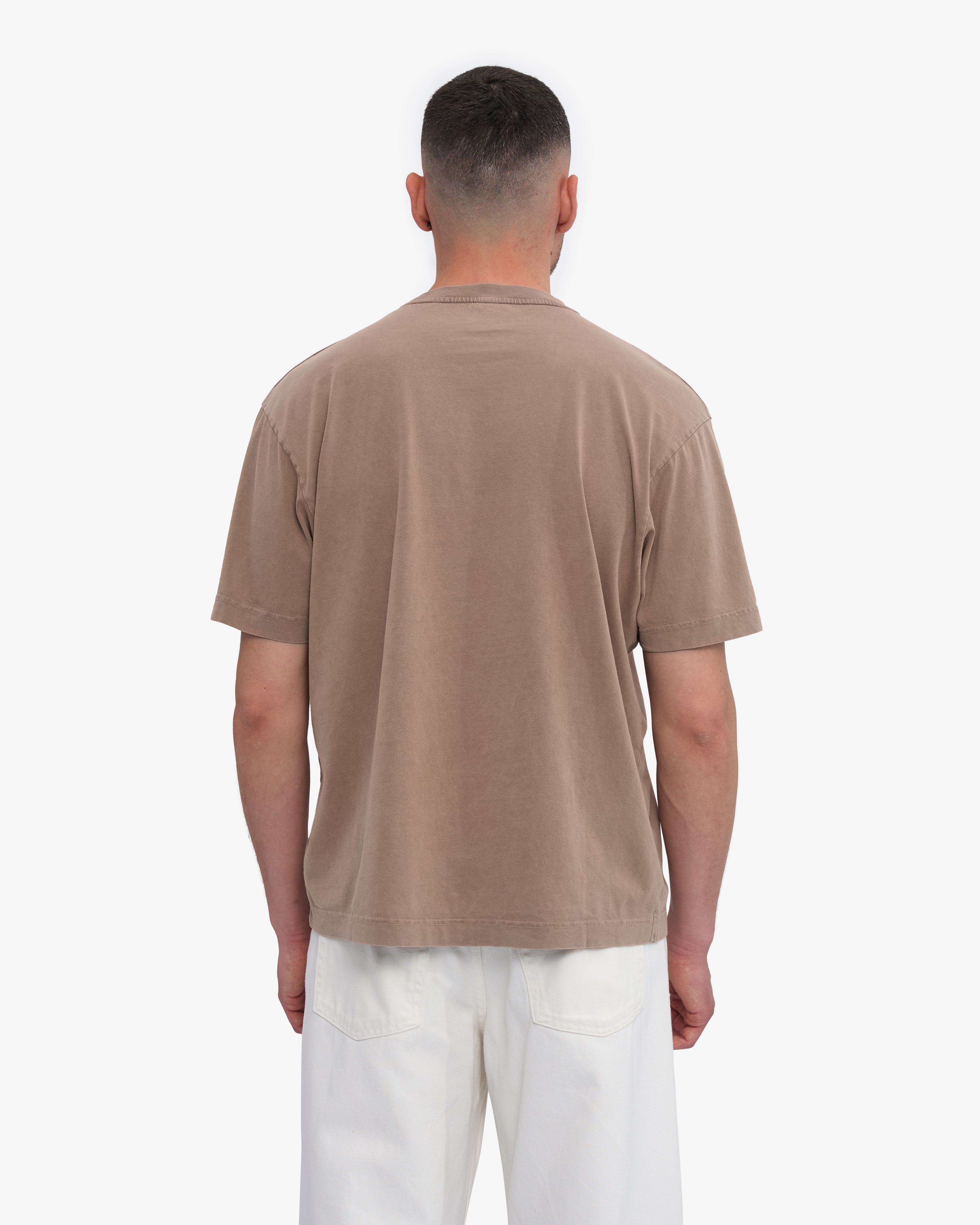 Oversized Organic T-Shirt - Faded Khaki
