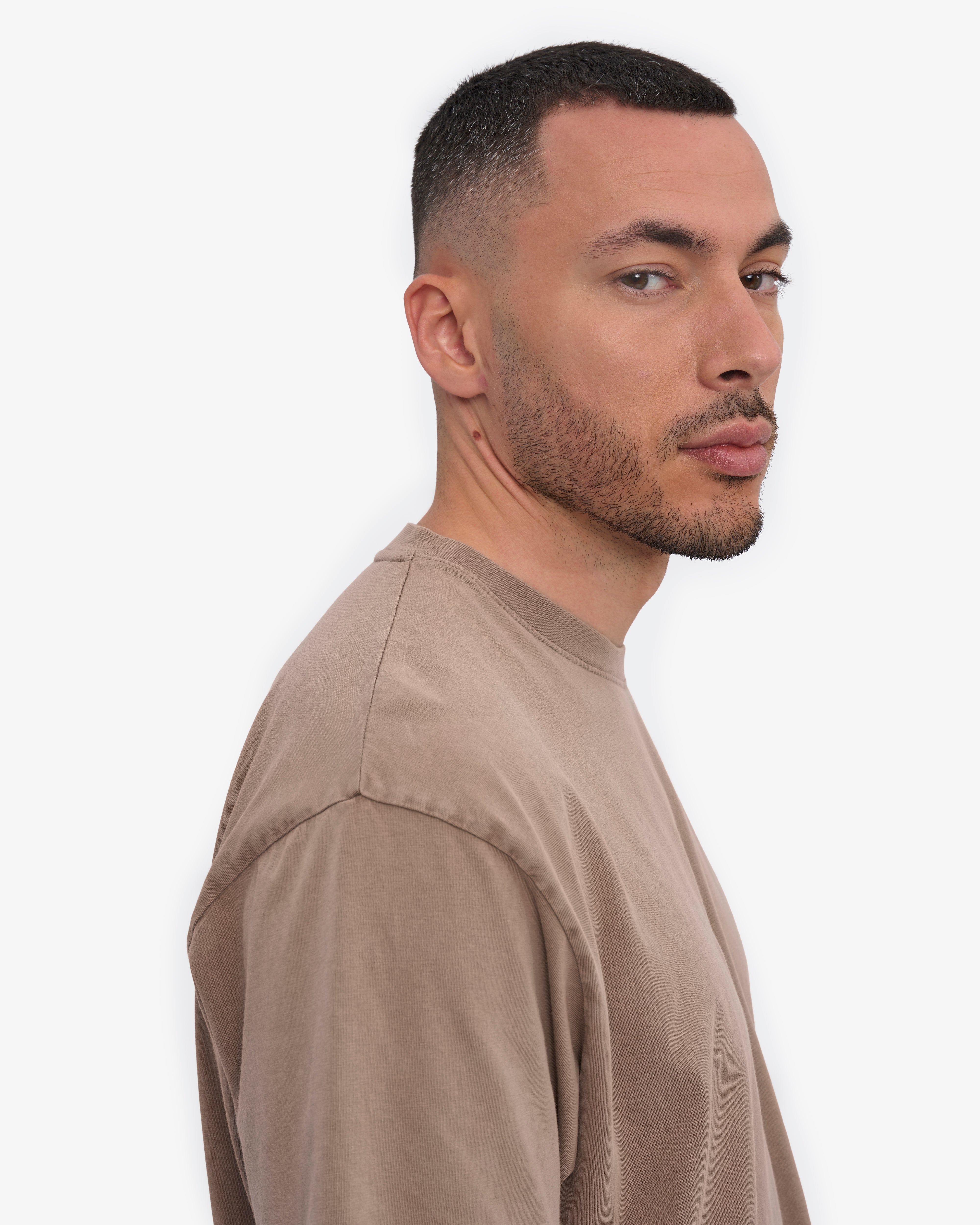 Oversized Organic T-Shirt - Faded Khaki