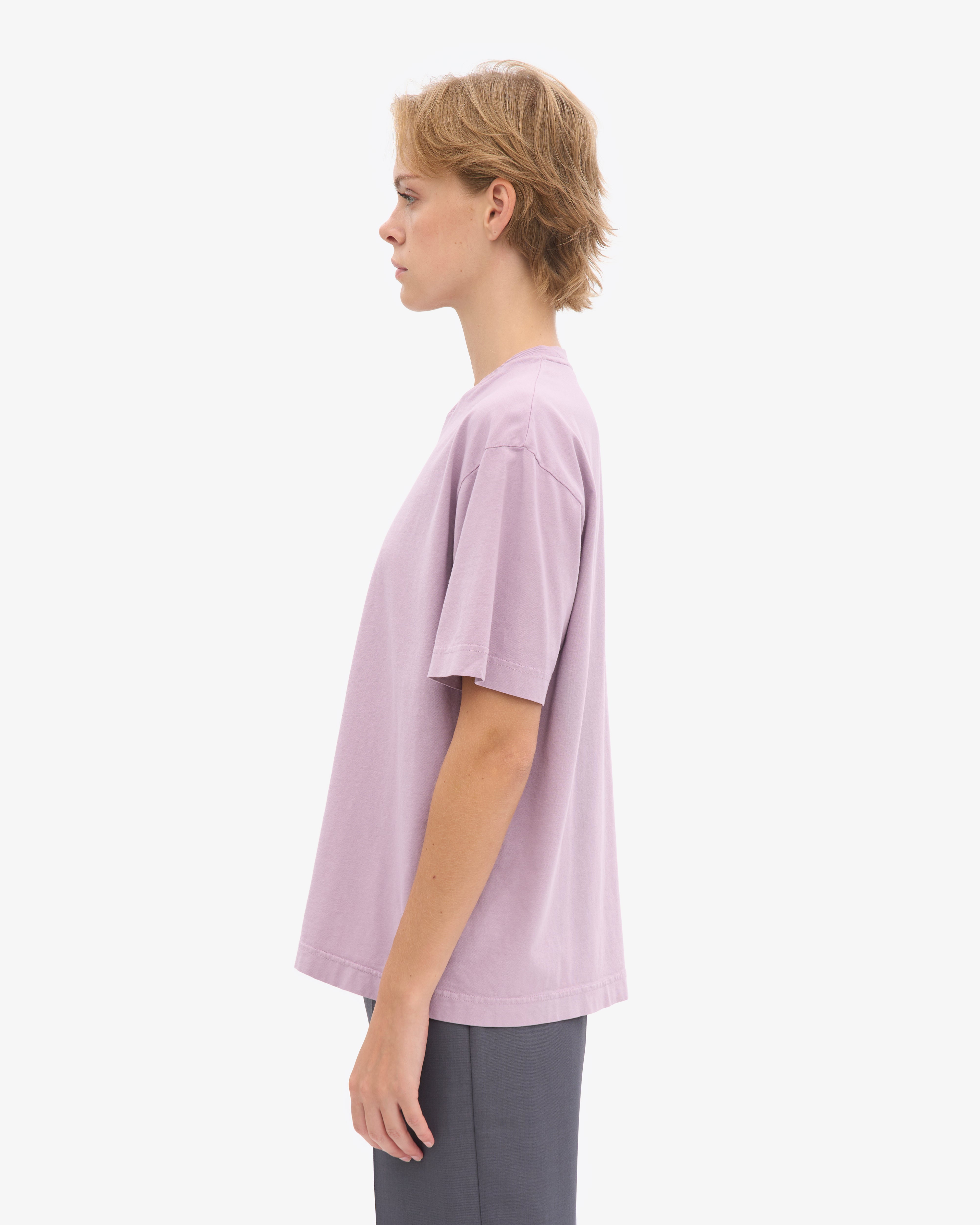Oversized Organic T-Shirt - Pearly Purple